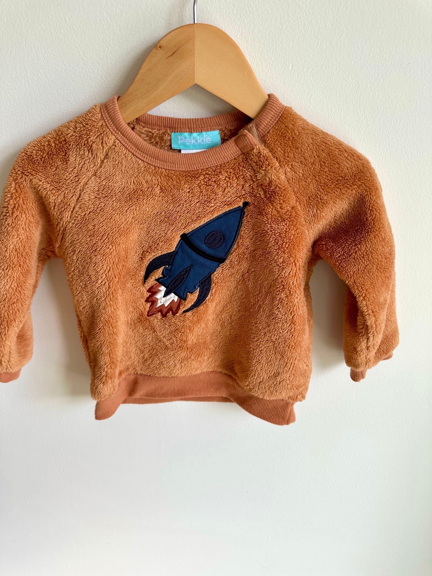 Rocket Ship Sweater / 18m
