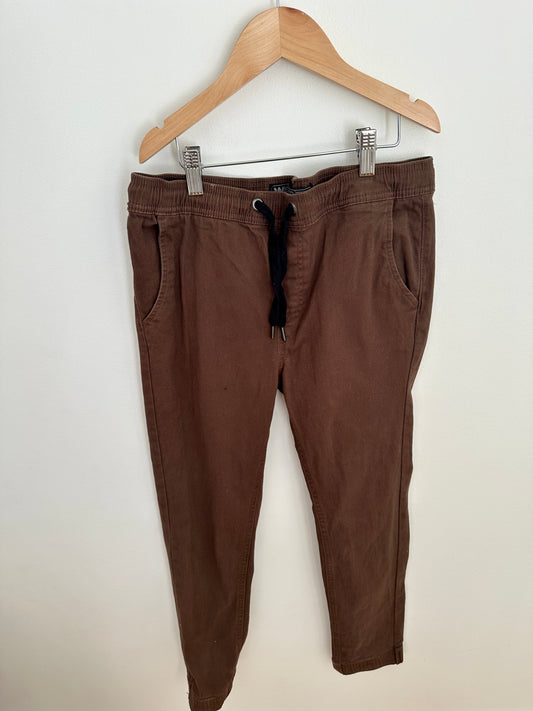 West 49 Brown Jeans with Adjustable Waist / 13-14 years