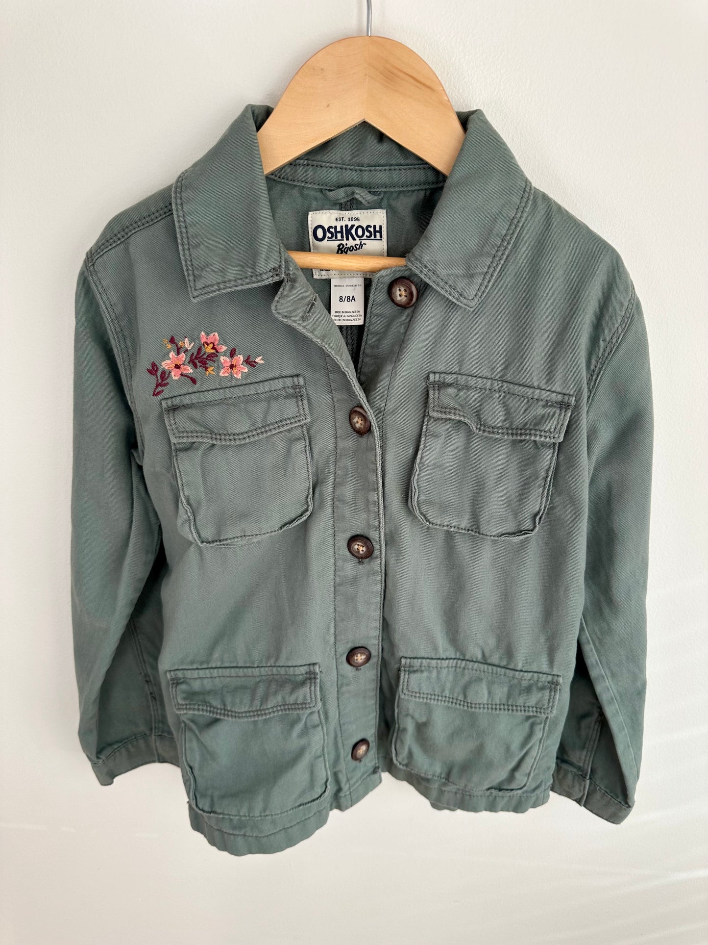 OshKosh Floral Embroidered Jacket / 8 years