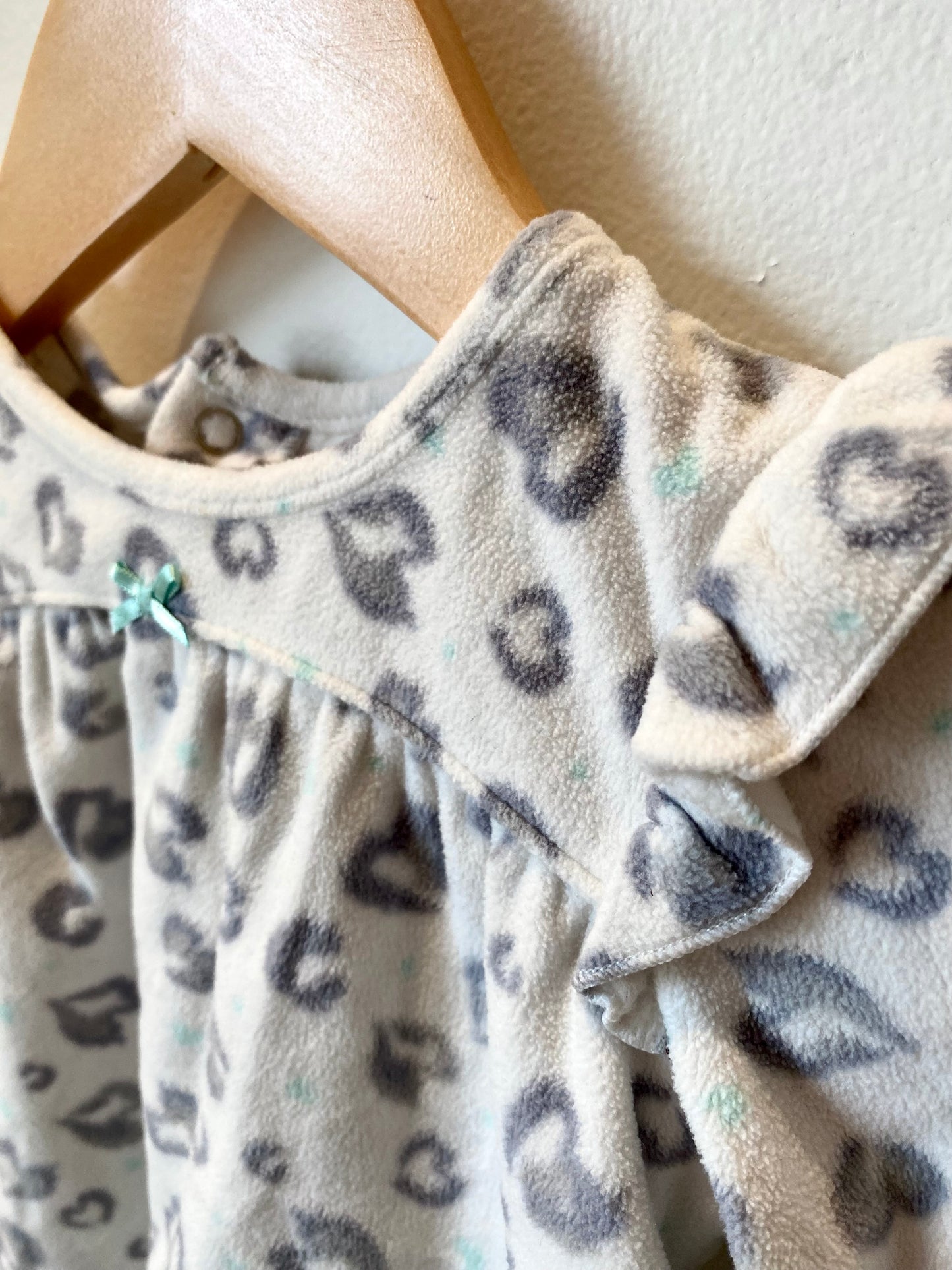 Fleece Heart Long Sleeve Top / 24m