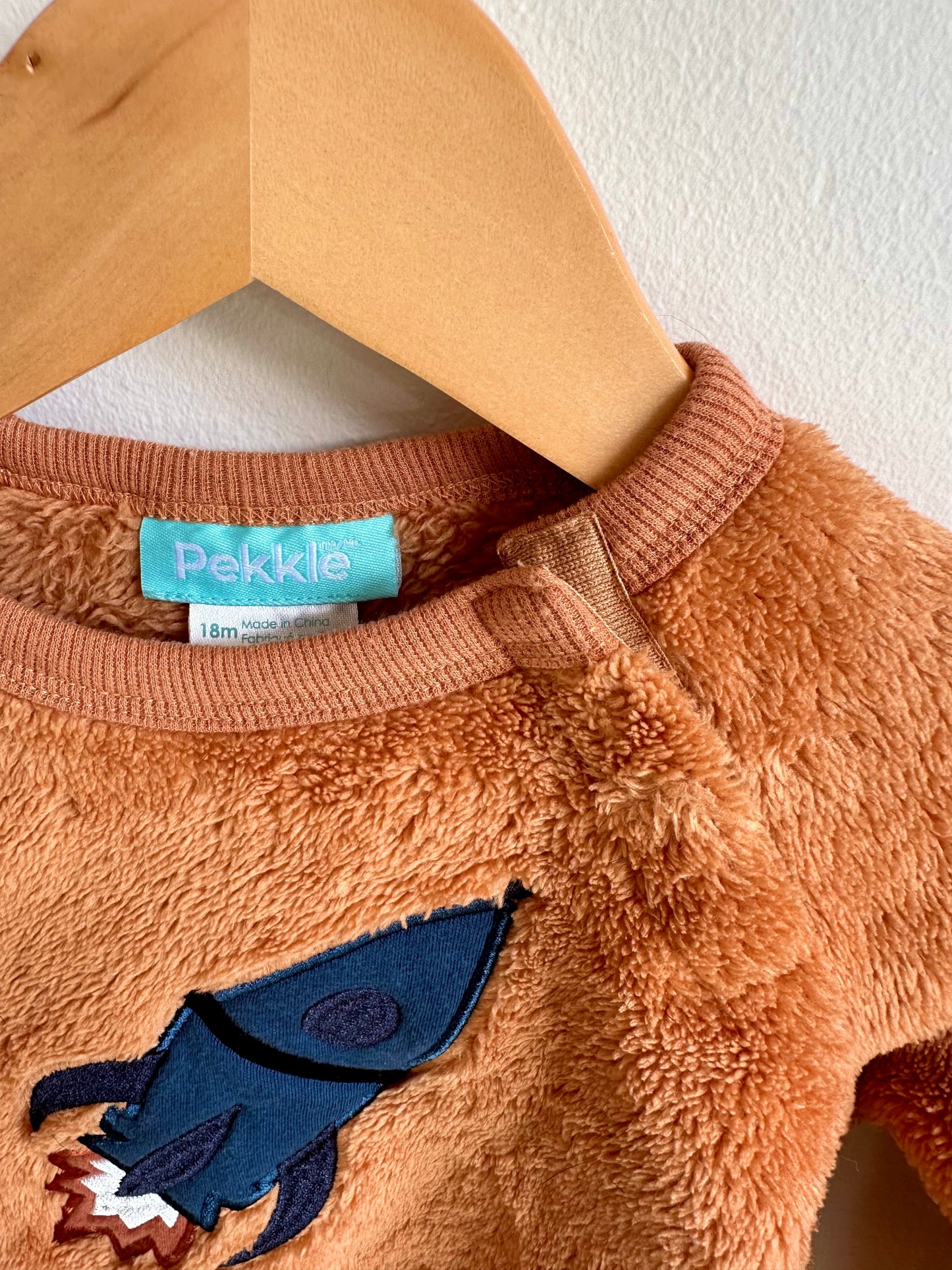 Rocket Ship Sweater / 18m
