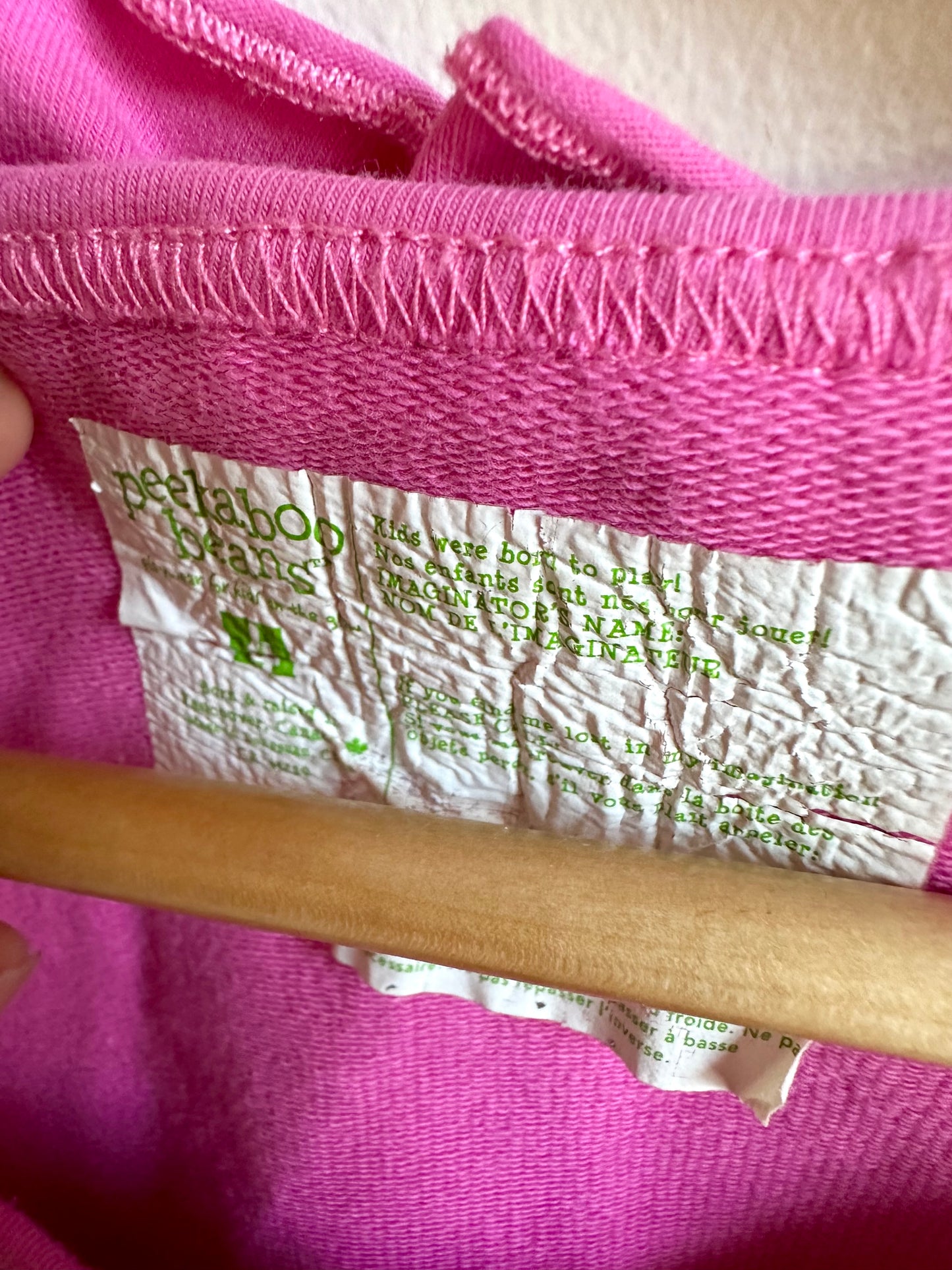 Peekaboo Beans Pink Ruffle Tank / 4 years