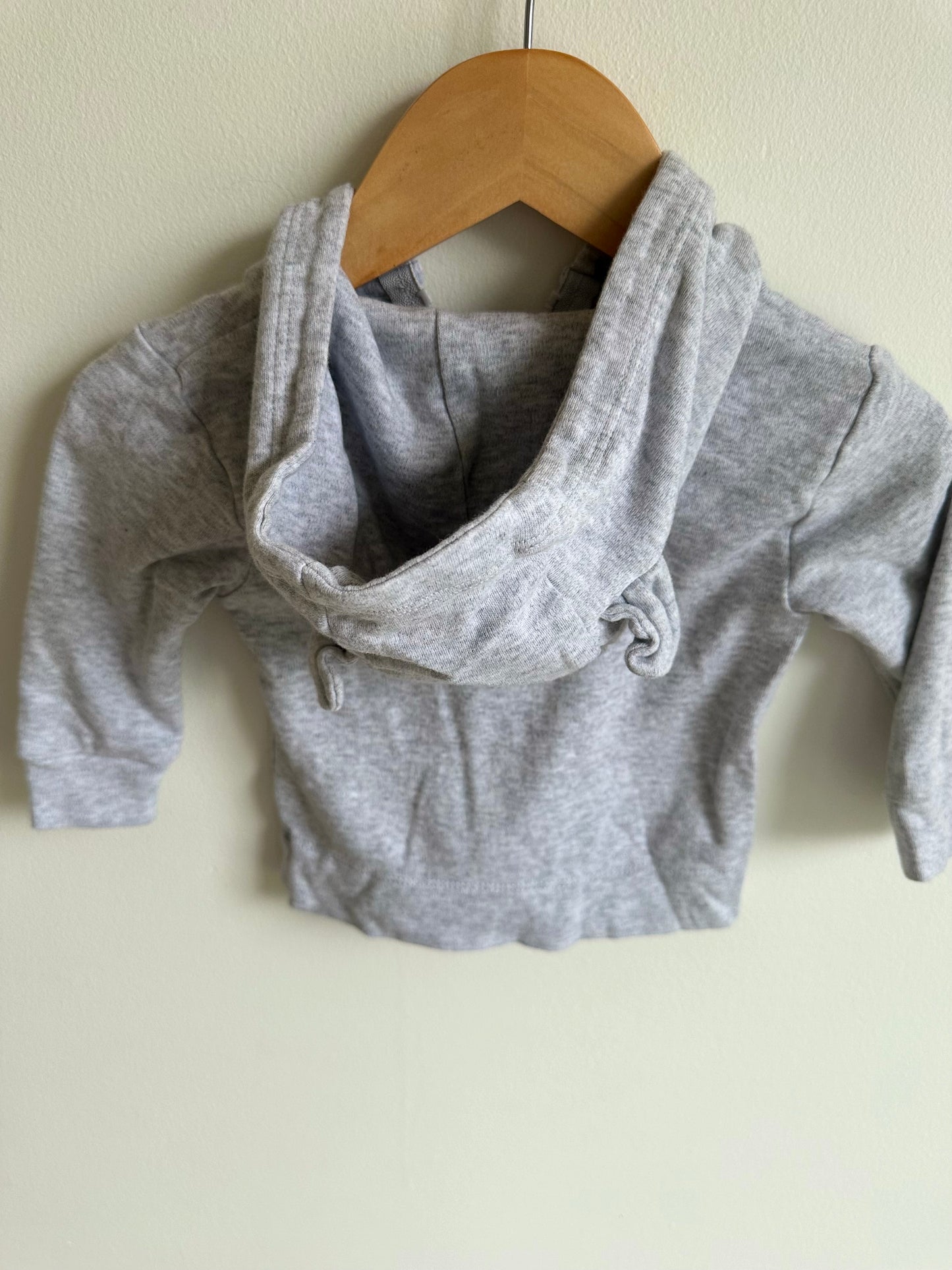 Grey Bear Hoodie / 6-9m