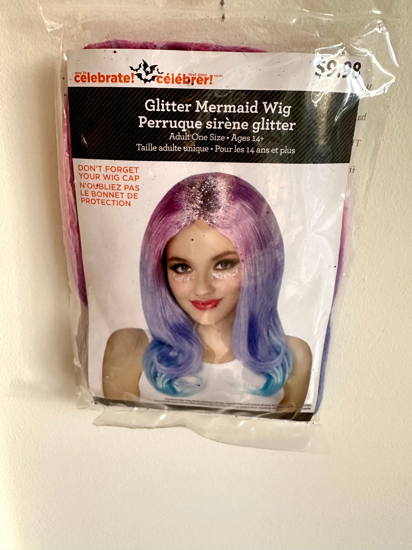 Glitter Mermaid Wig / Adult Sized (14+)