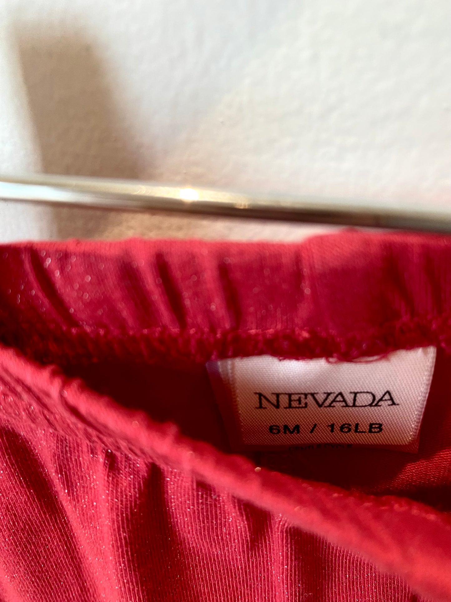 Red Pants with Shimmer Thread / 6m