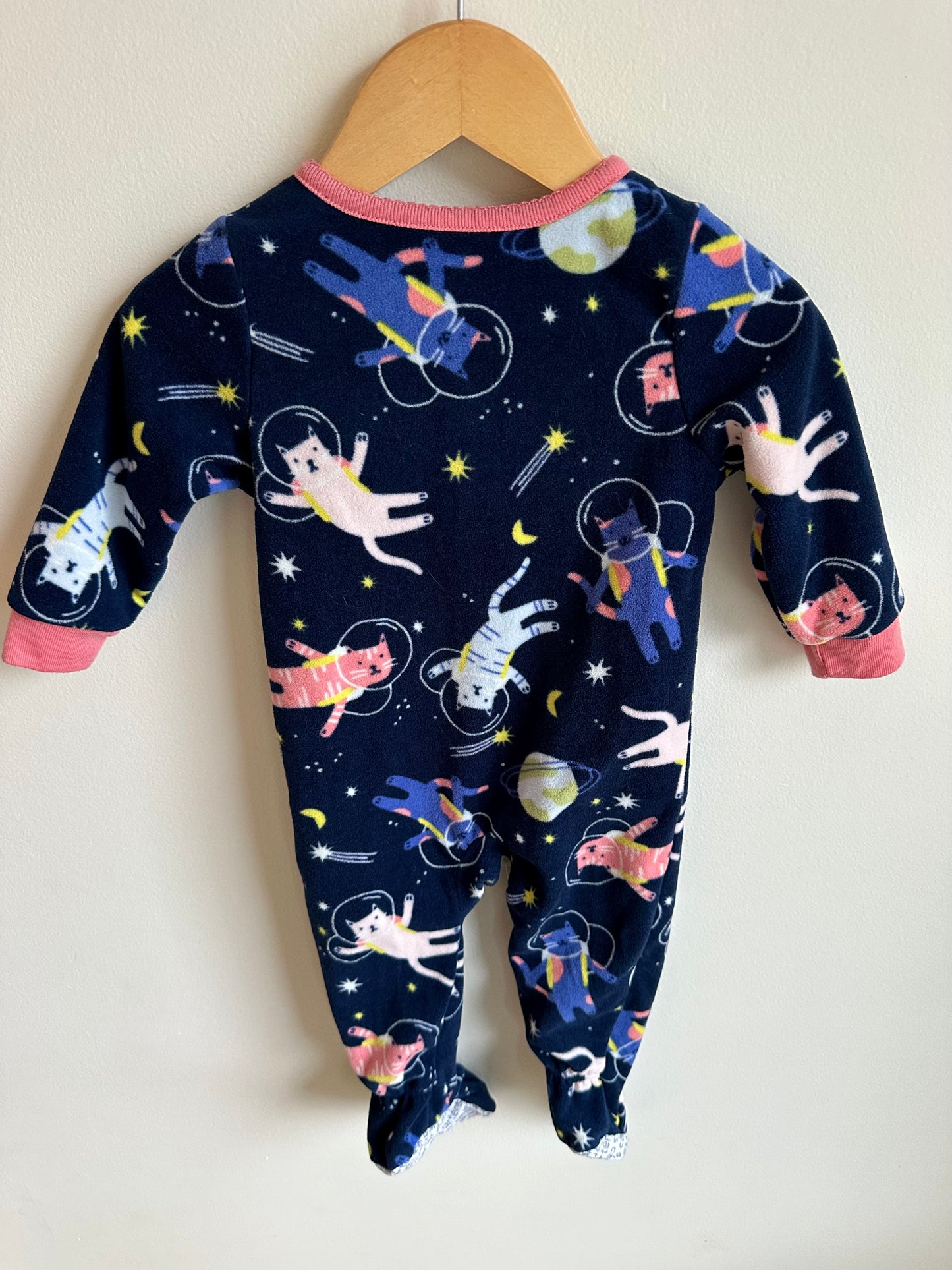 Fleece Cat Space Sleeper / 12m