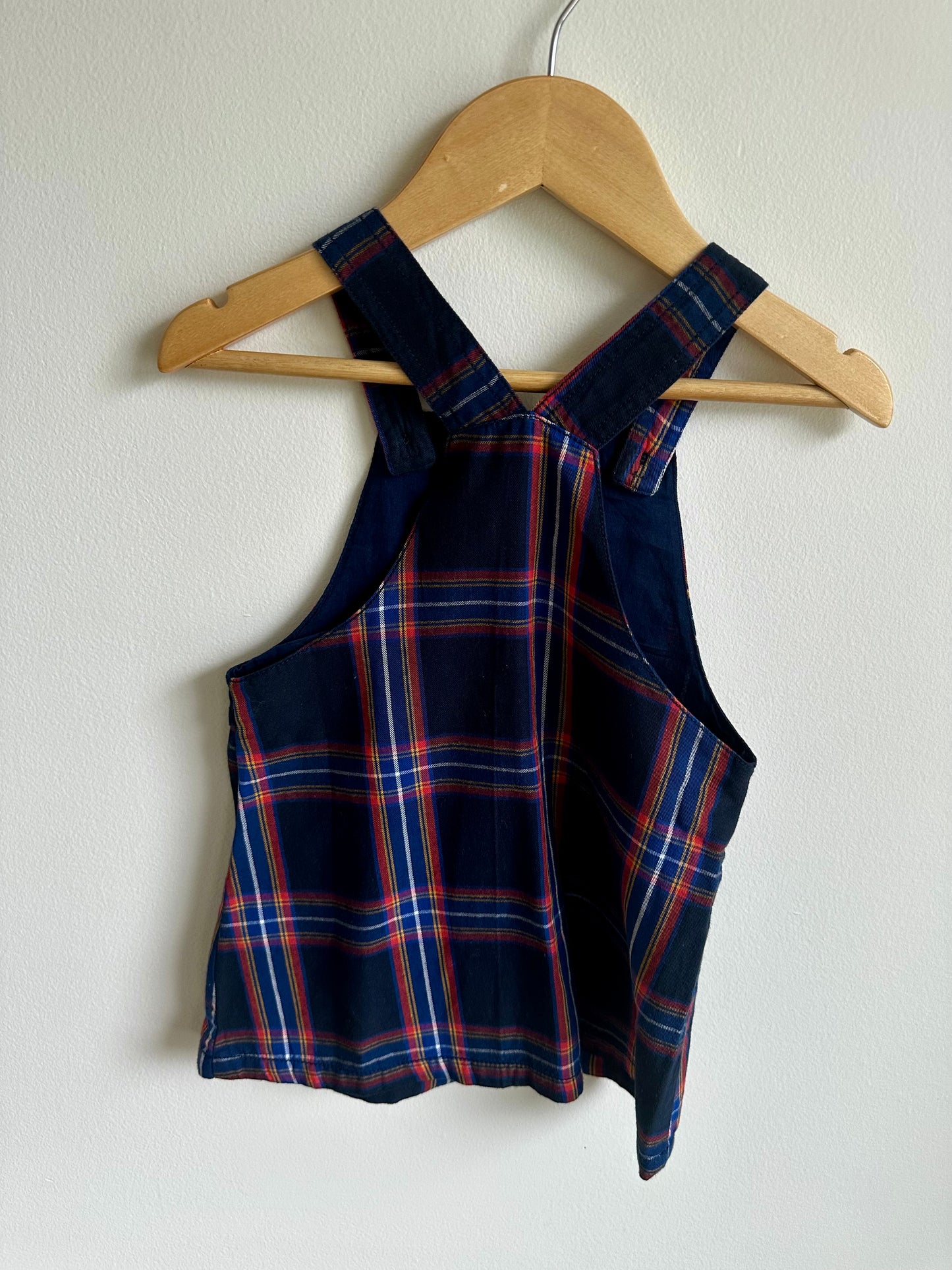 Handcrafted Plaid Dress with Pockets (With Tags) / 9-12m
