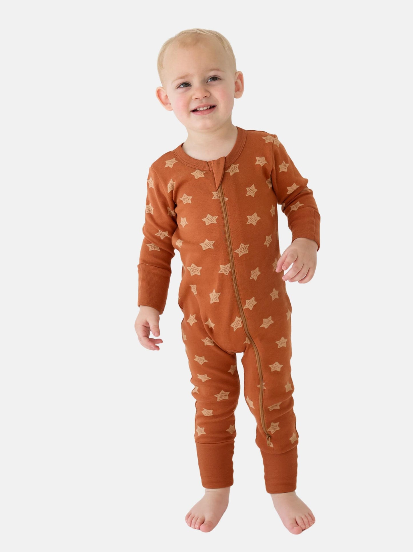 Organic Stars Zip Sleeper (New Retail Item)/ 12-18m