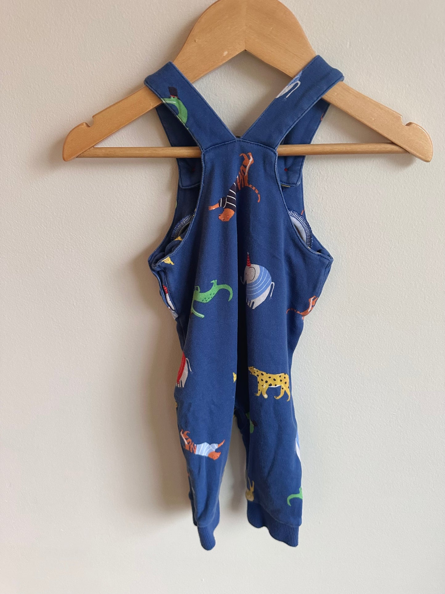 Joules Blue Animal Overall Jumpsuit / 3-6m