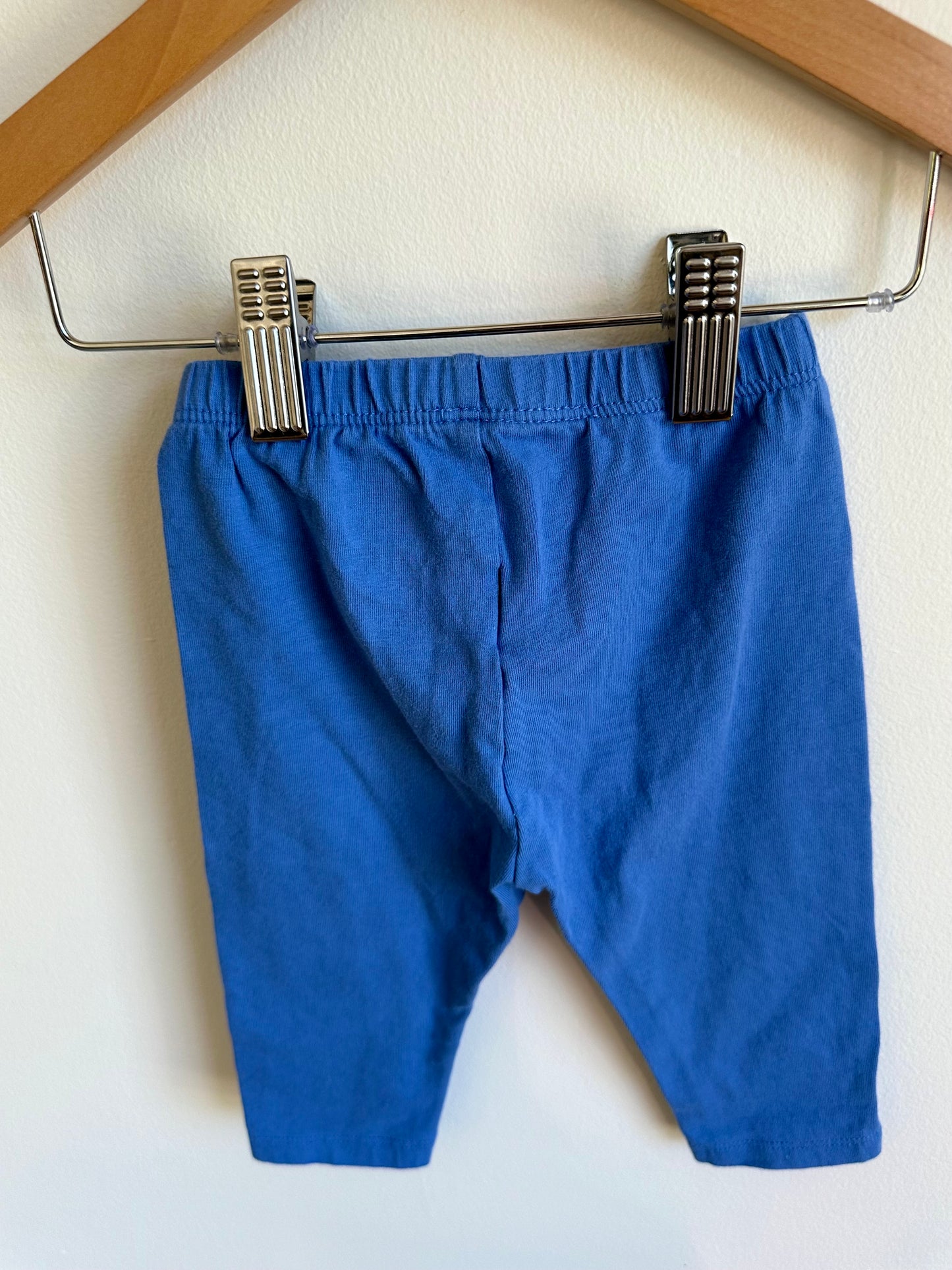 Blue Organic Pants / 6-12m