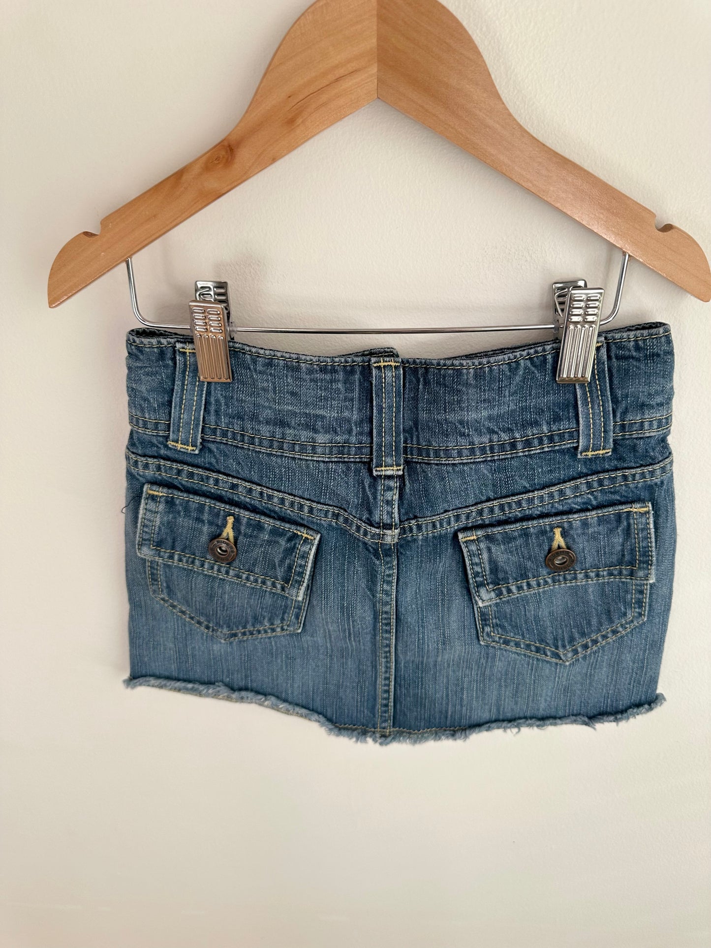 Jean Skirt with Biker Shorts / 6 years