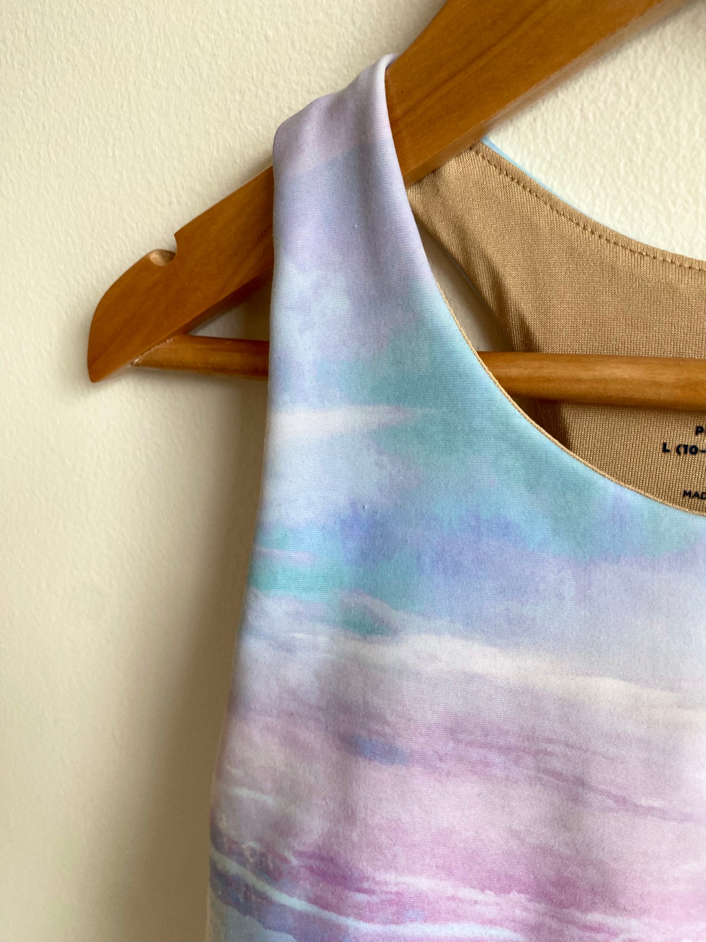 Sky Tank Cropped Exercise Shirt / 10-12 Years (lg)