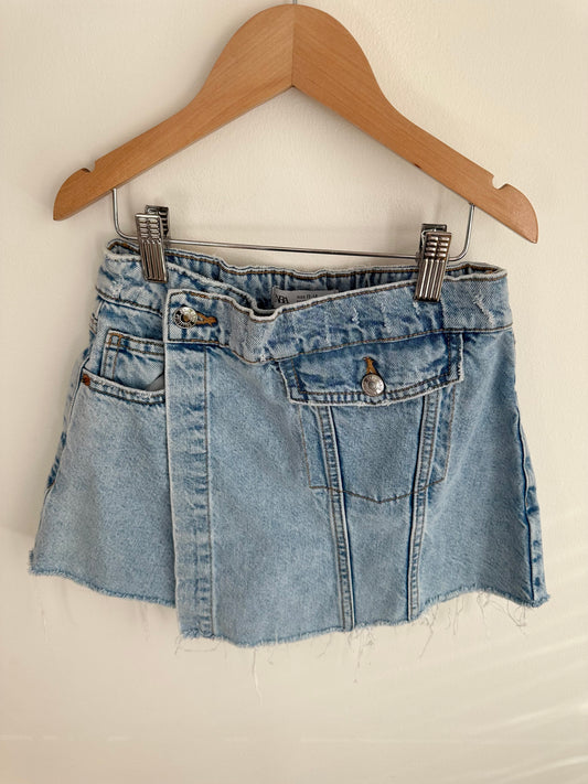 Zara Cut of Jean Shorts/Skirt / 11-12 years