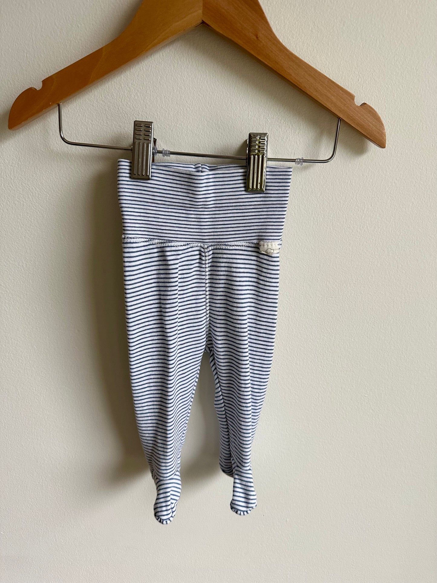 Footed Striped Pants / 0-1m