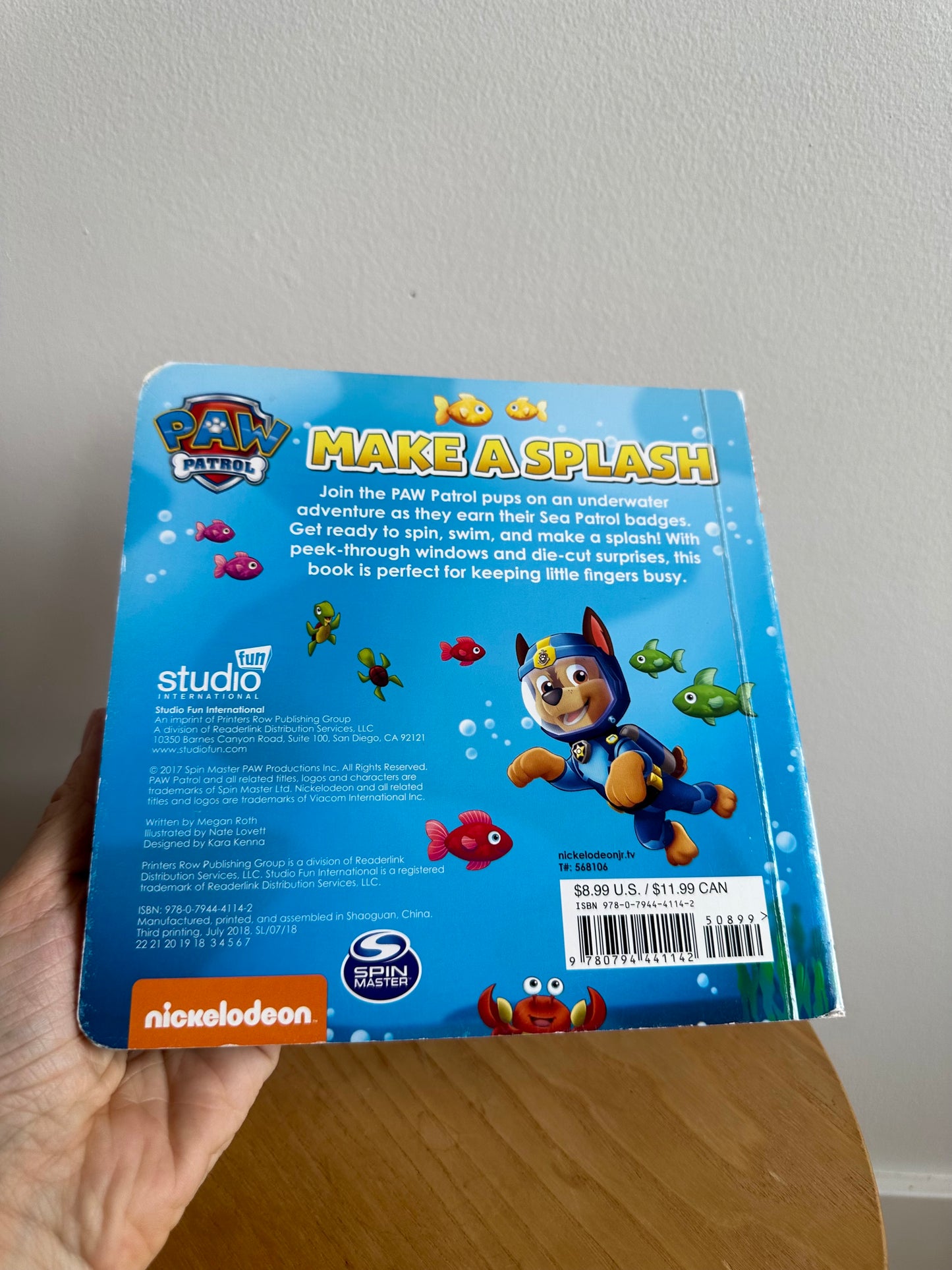 Make A Splash Book / 2-6 years