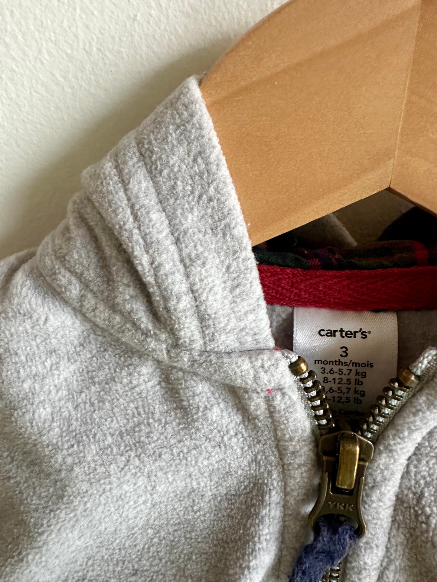 Bear Hood Grey Sweater / 3m