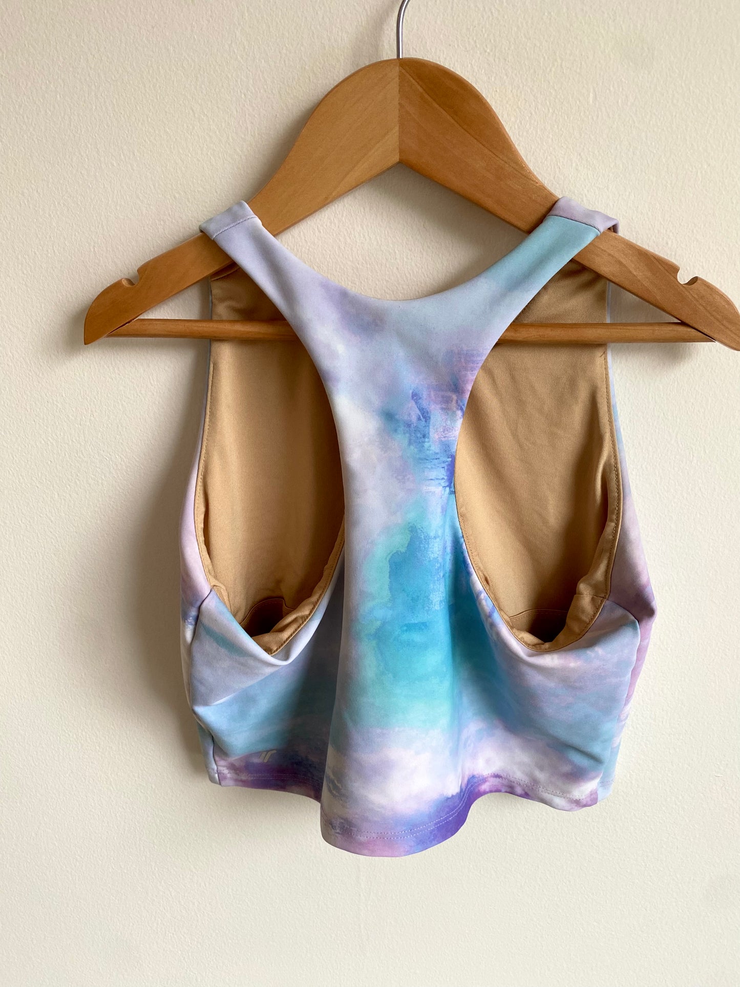 Sky Tank Cropped Exercise Shirt / 10-12 Years (lg)