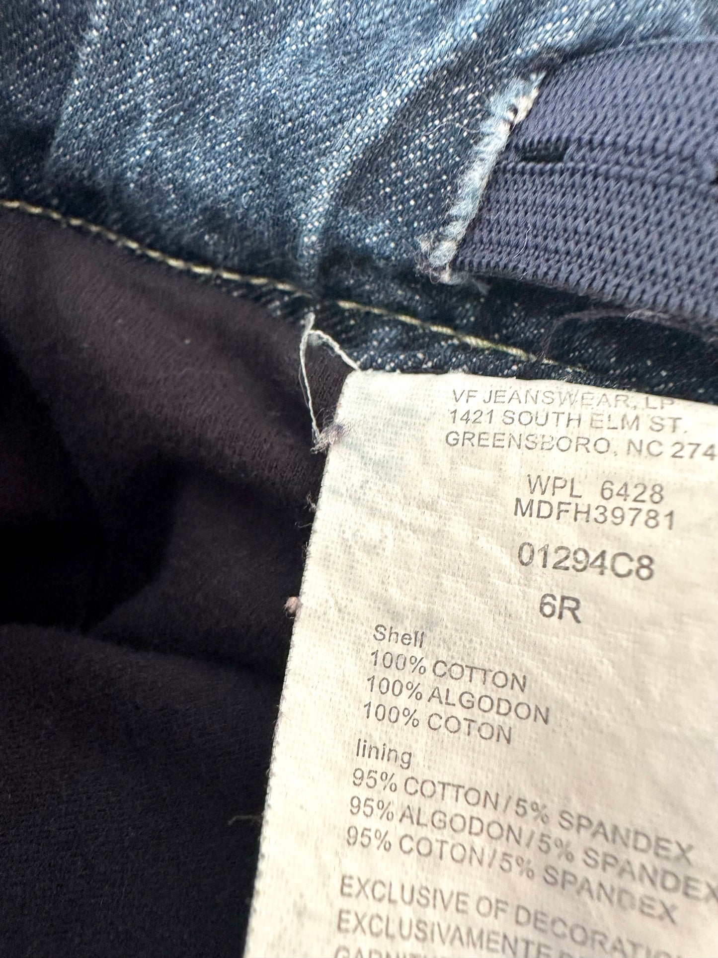 Jean Skirt with Biker Shorts / 6 years