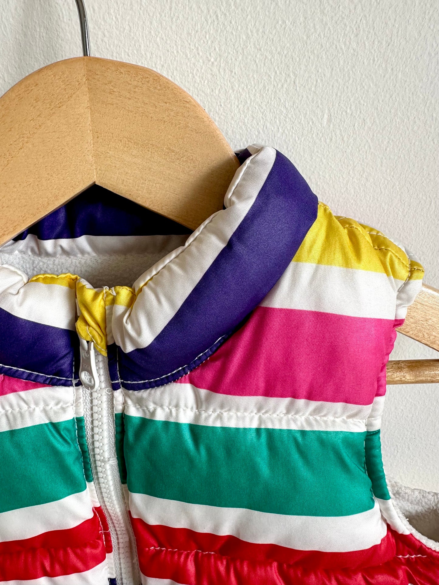 Striped Puffer Vest / 18-24m
