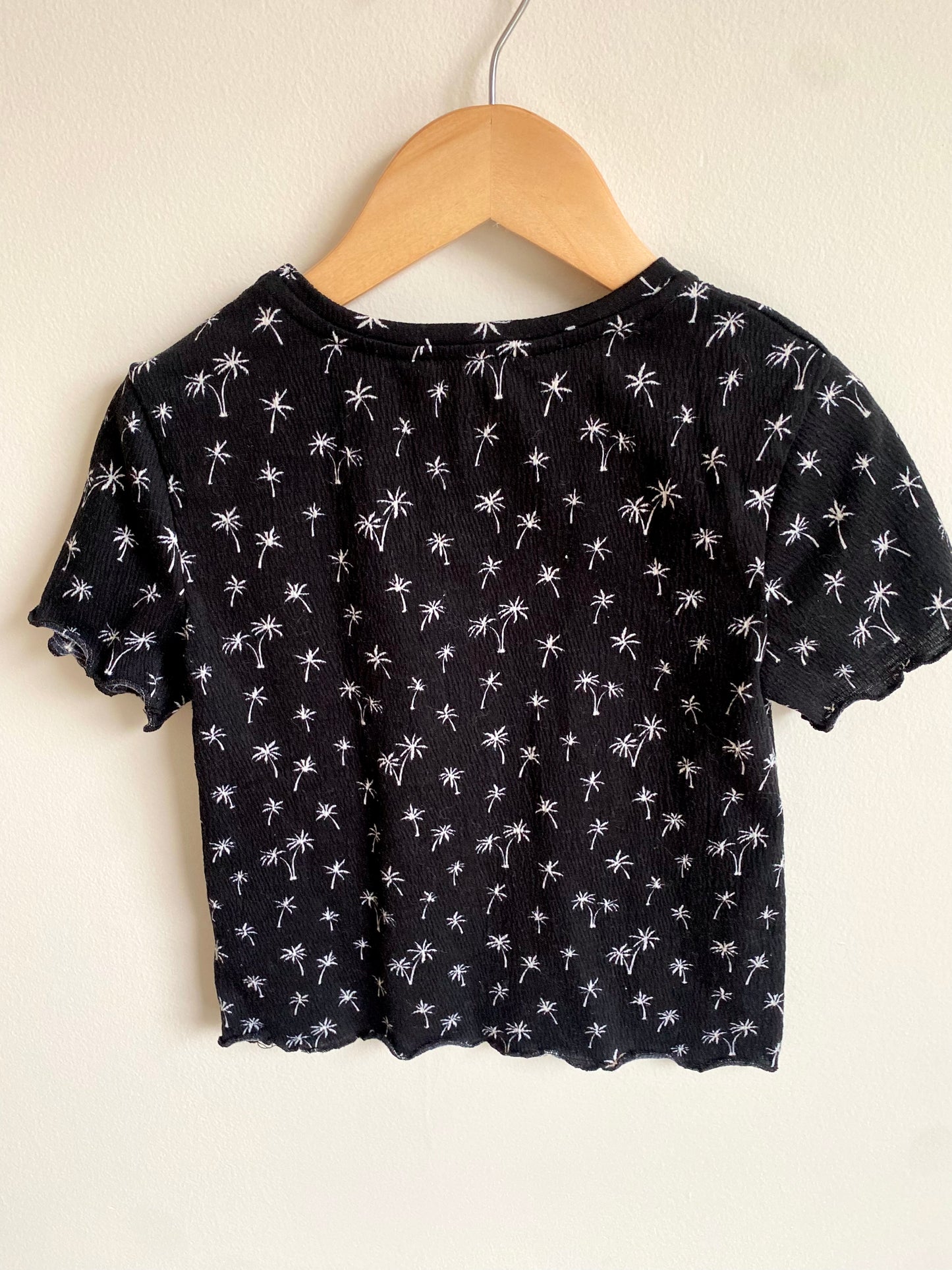 Palm Tree Black T-Shirt / 8-10 Years