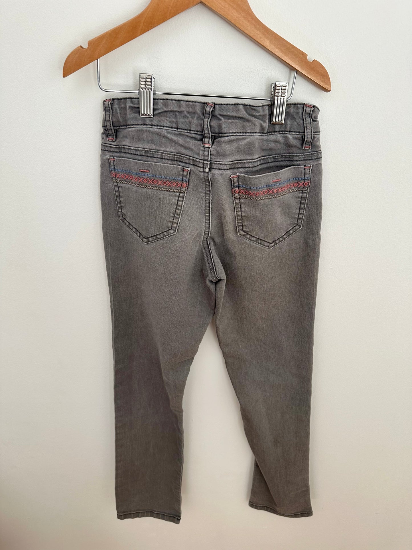 Grey Parasuco Jeans with Embroidered Pockets / 10 years