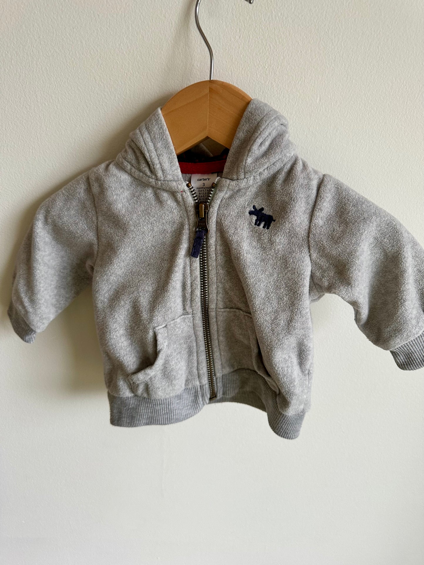 Bear Hood Grey Sweater / 3m