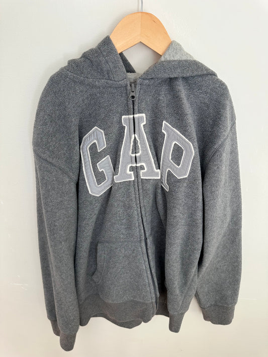 Gap Grey Hooded Zip Up / 14-16 years