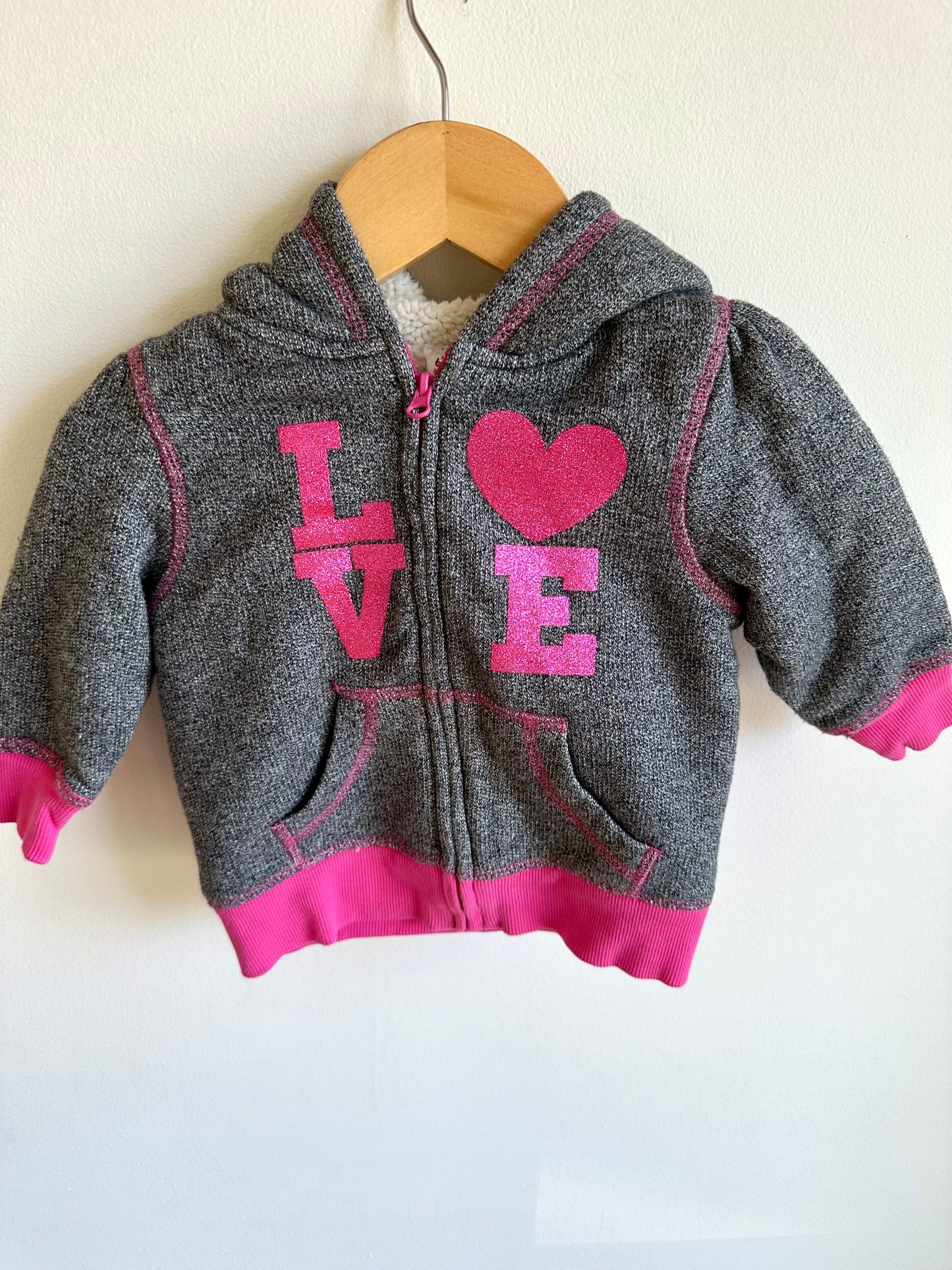 Love Sparkle Sweater / 6-12m