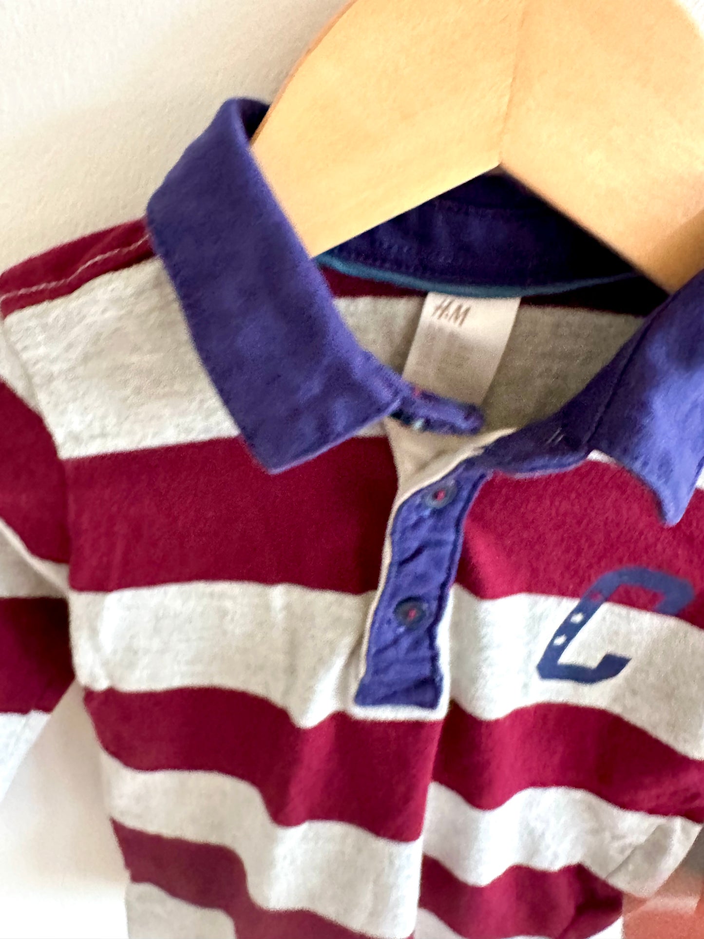 H&M Striped Long Sleeve / 12-18m