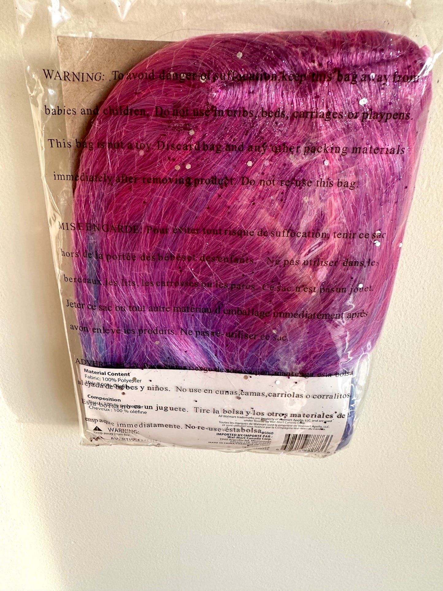Glitter Mermaid Wig / Adult Sized (14+)