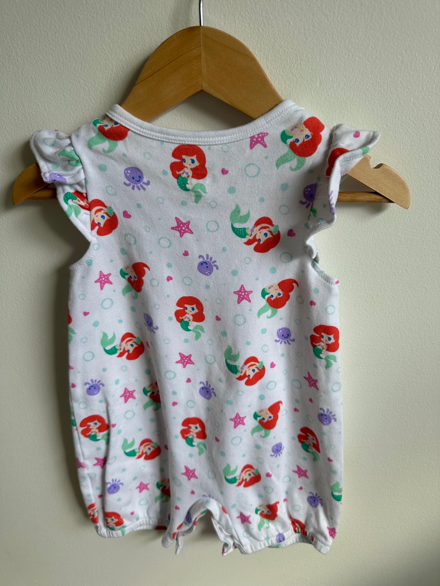 White Ariel Romper / 18m