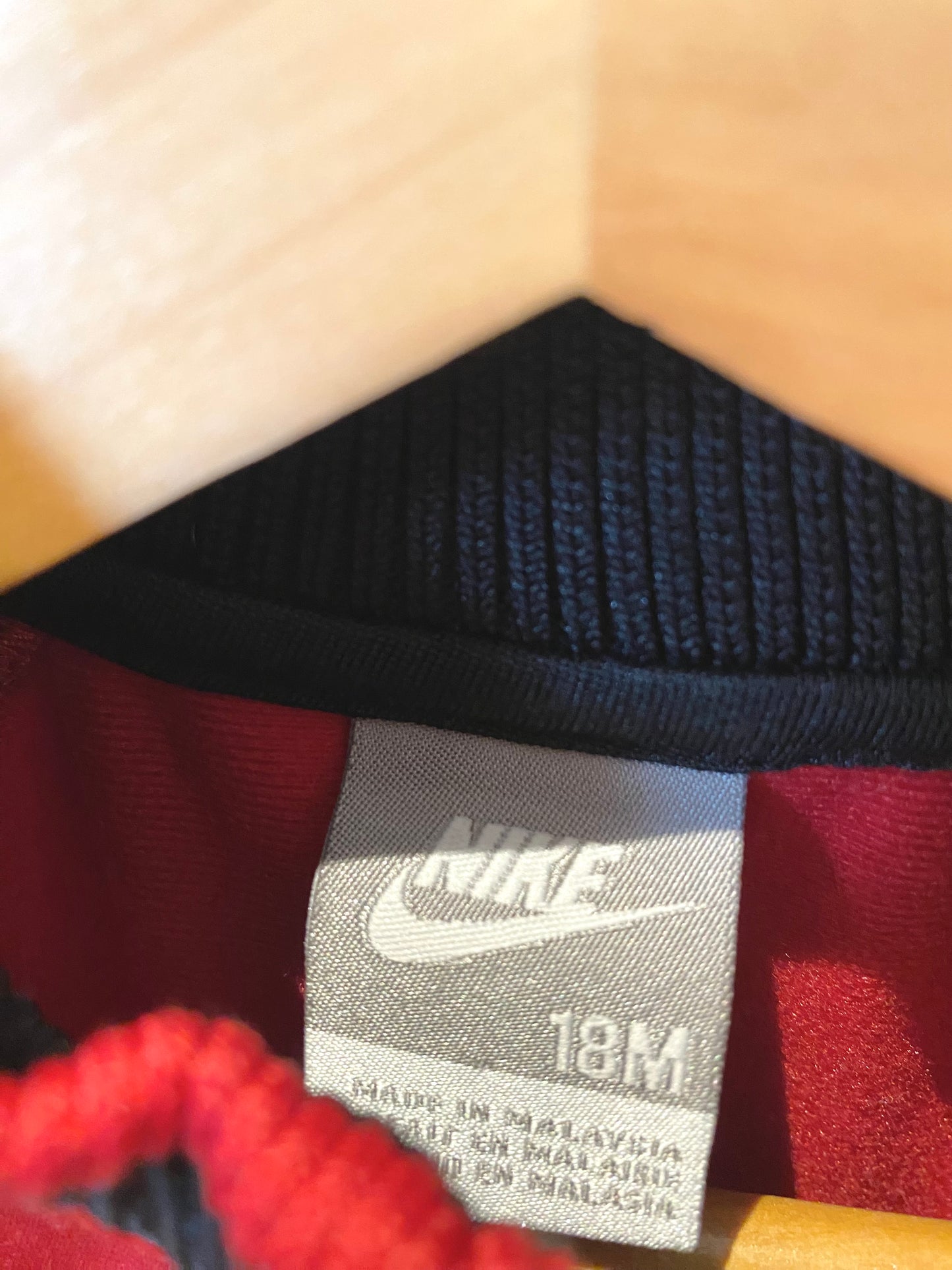 Nike Zippered Red Sweater / 18m