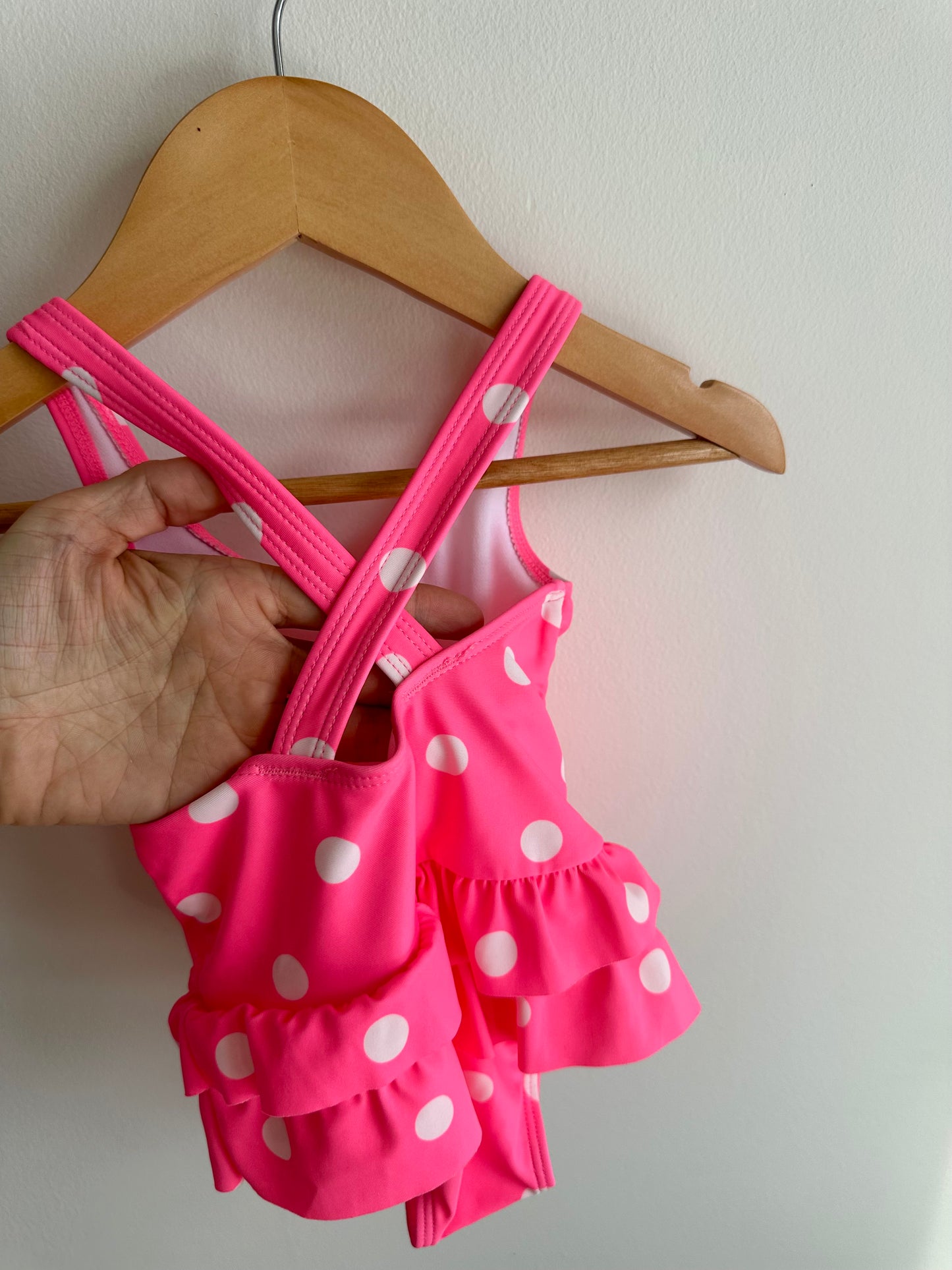 Pink Dot Swimsuit / 9m