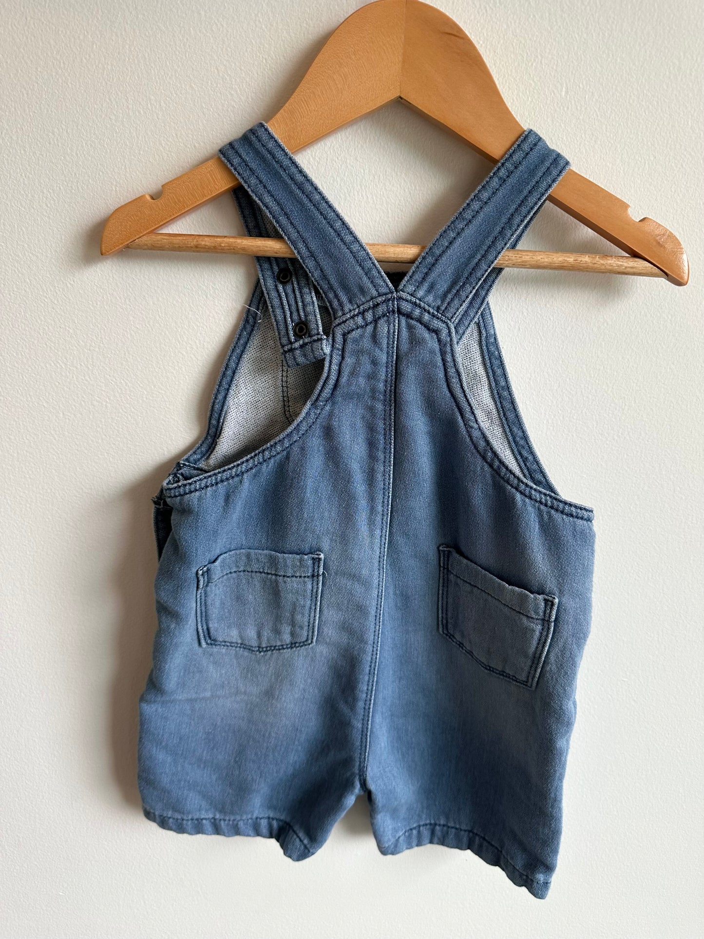 Chambray Overalls / 12-18m