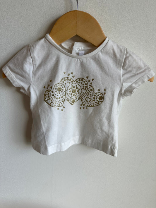 Mayoral Hearts T-shirt / 6m