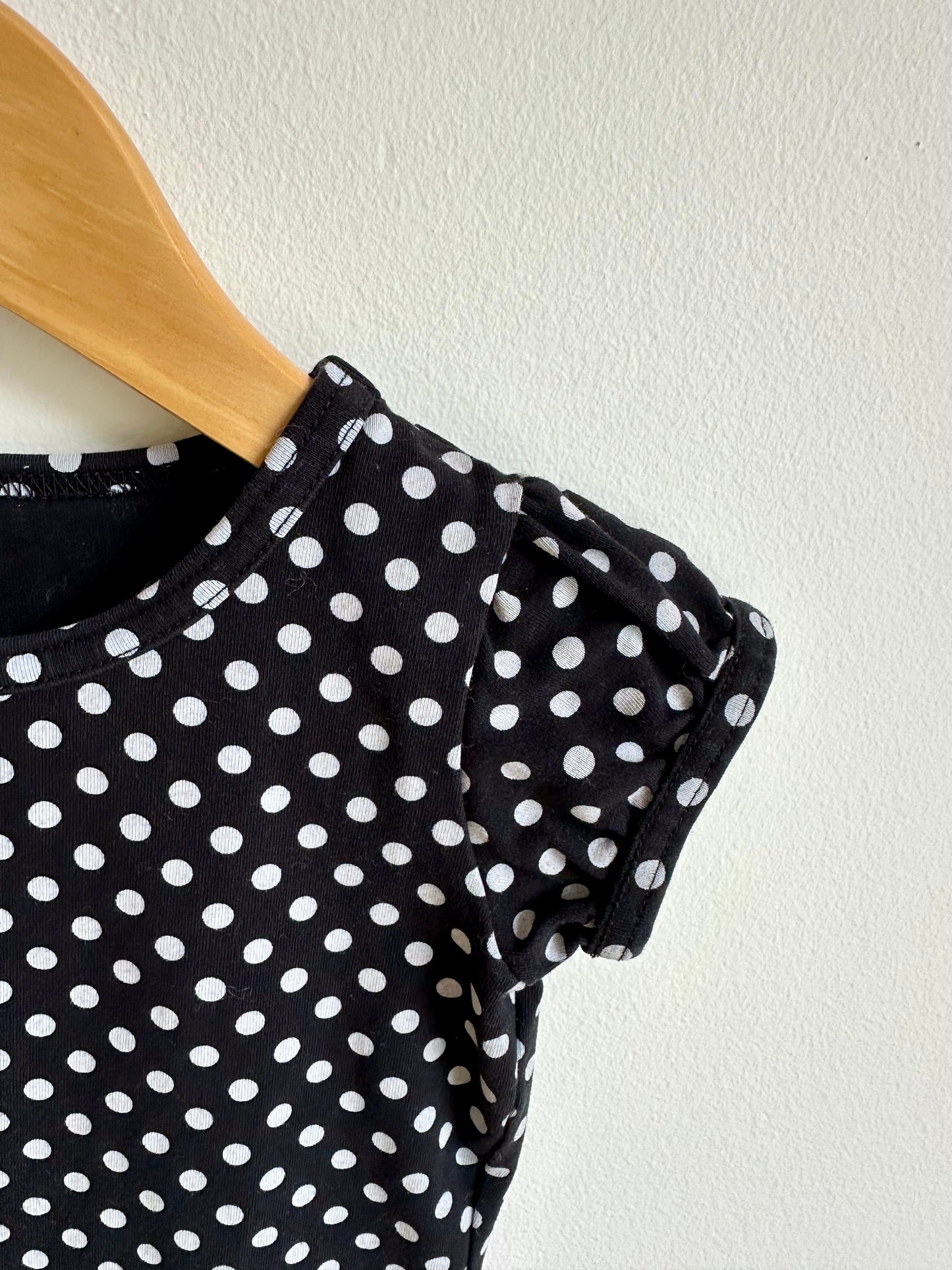 Peekaboo Beans Polkadot Top / 2T