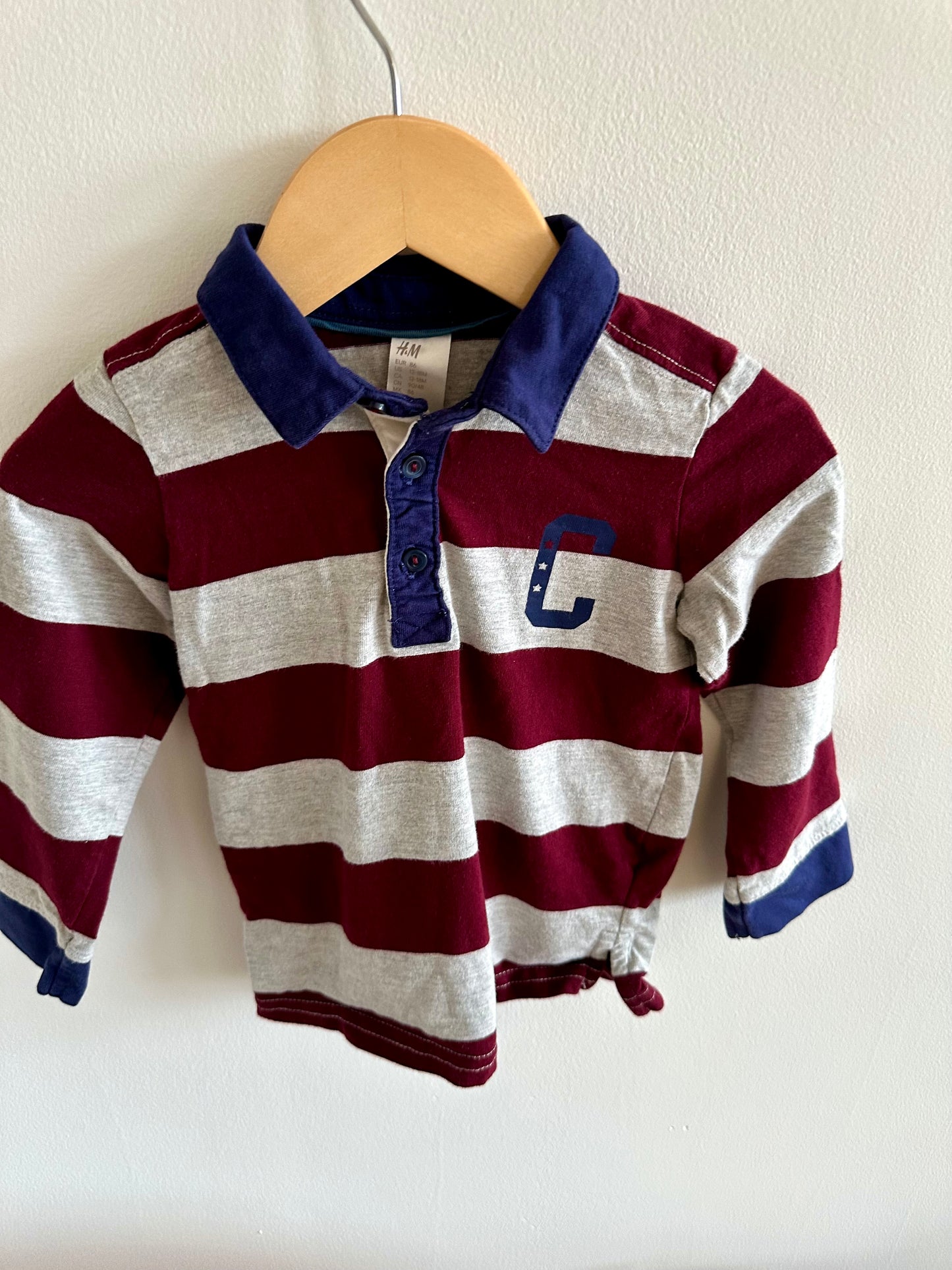 H&M Striped Long Sleeve / 12-18m