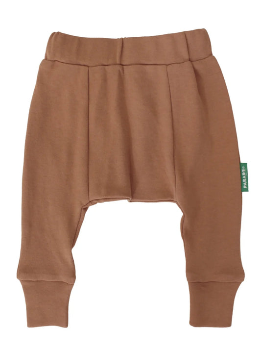 Organic Caramel Harem Pants (New Retail Item)/ 6-12m or 12-18m