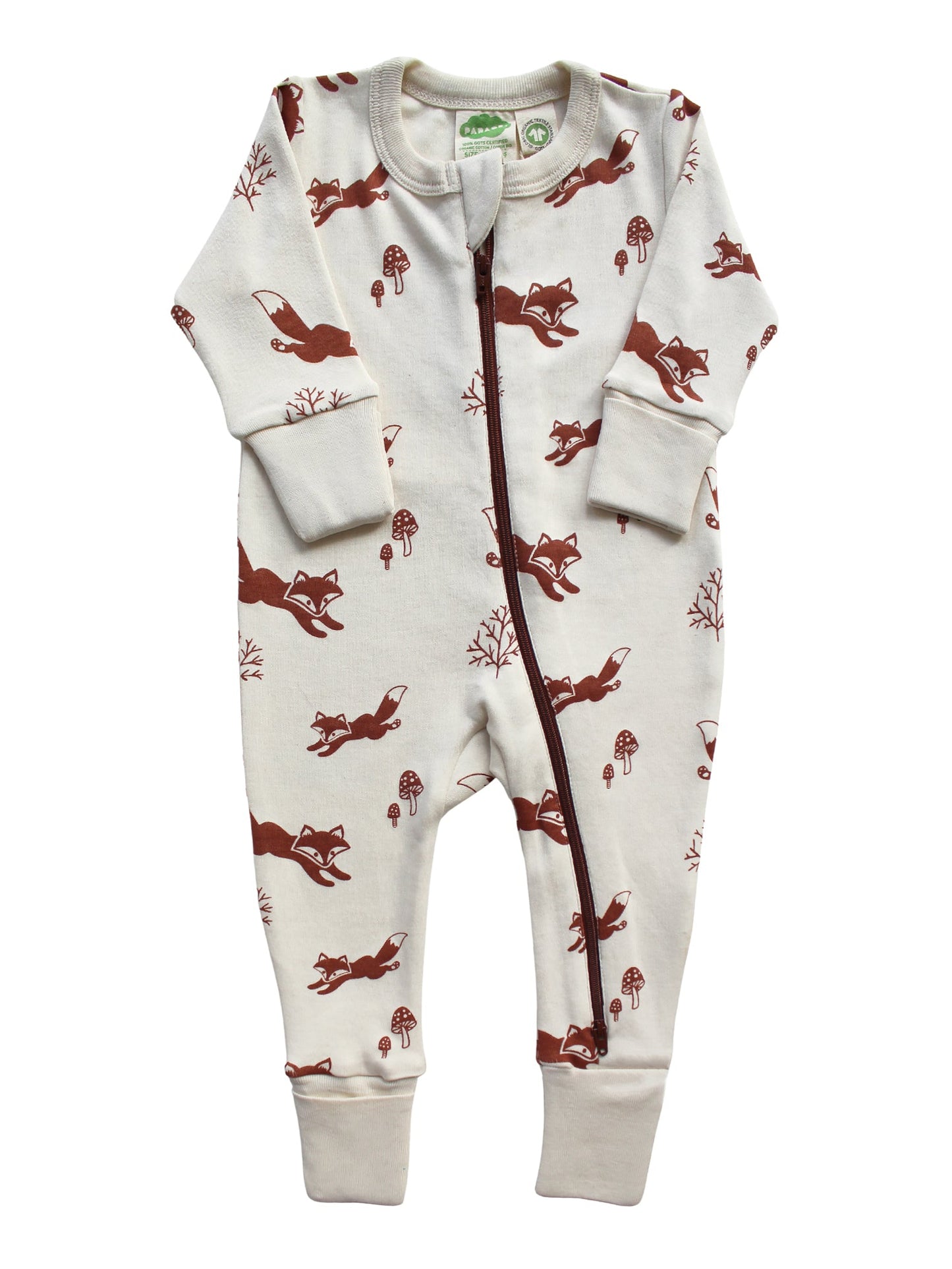 Organic Foxes Sleeper (New Retail Item) / 3-6m