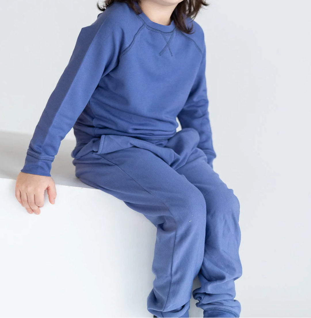 Blueberry Bamboo Fleece Sweatshirt (New Retail Item) / 3 years