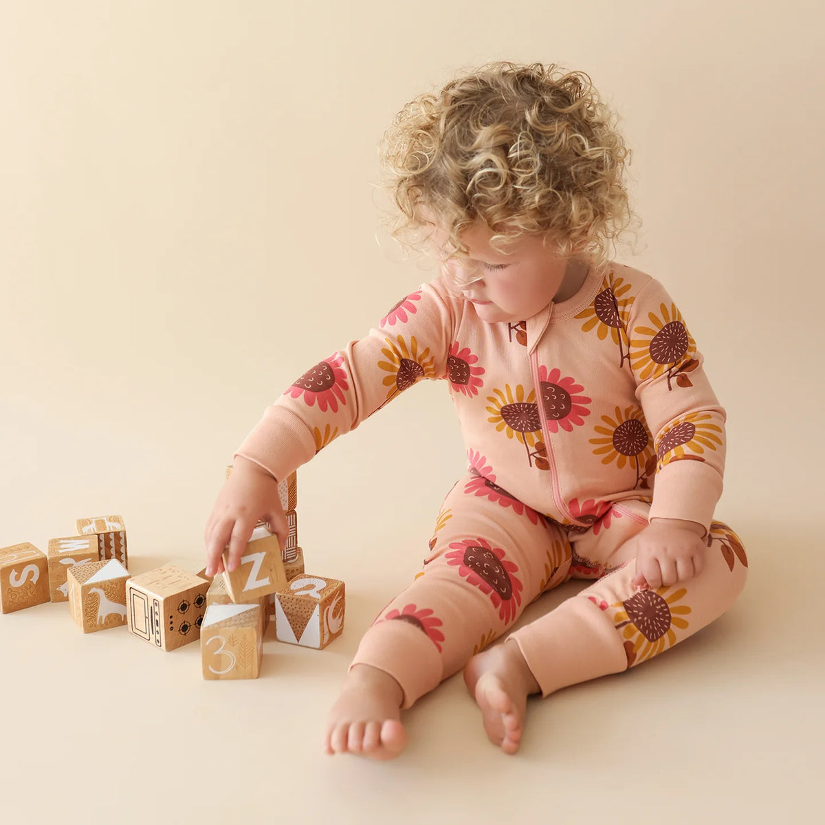 Parade Organic Long Sleeve Sunflower Sleeper (New Retail Item)/ 6-12m