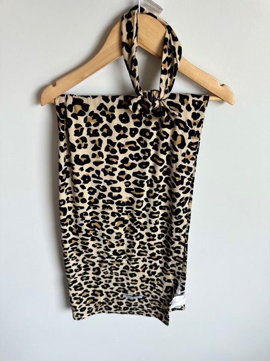 Posh Peanut Animal Print Bamboo Swaddle Blanket + Headband (0-3m)