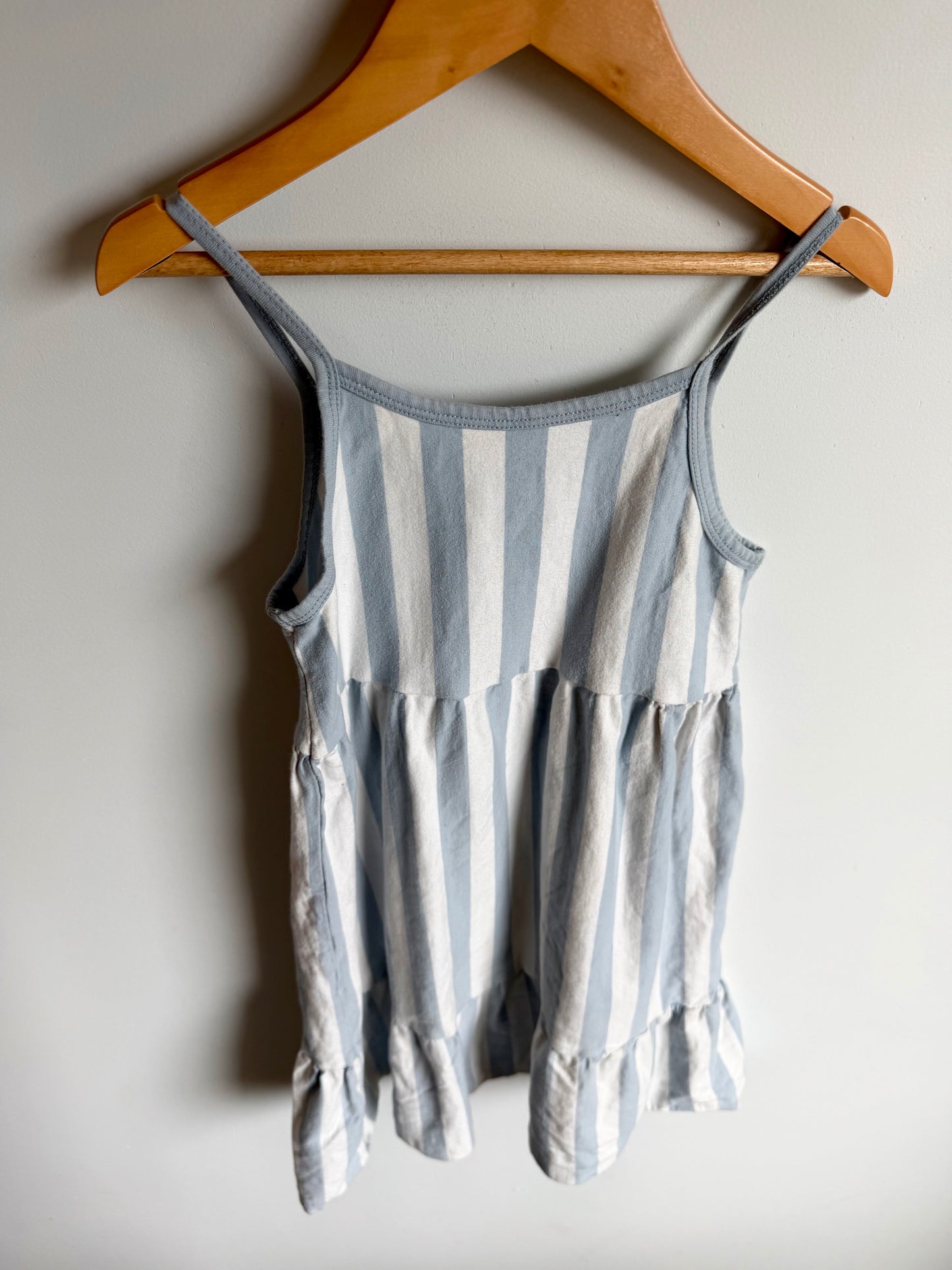Blue + White Striped Dress / 5 years