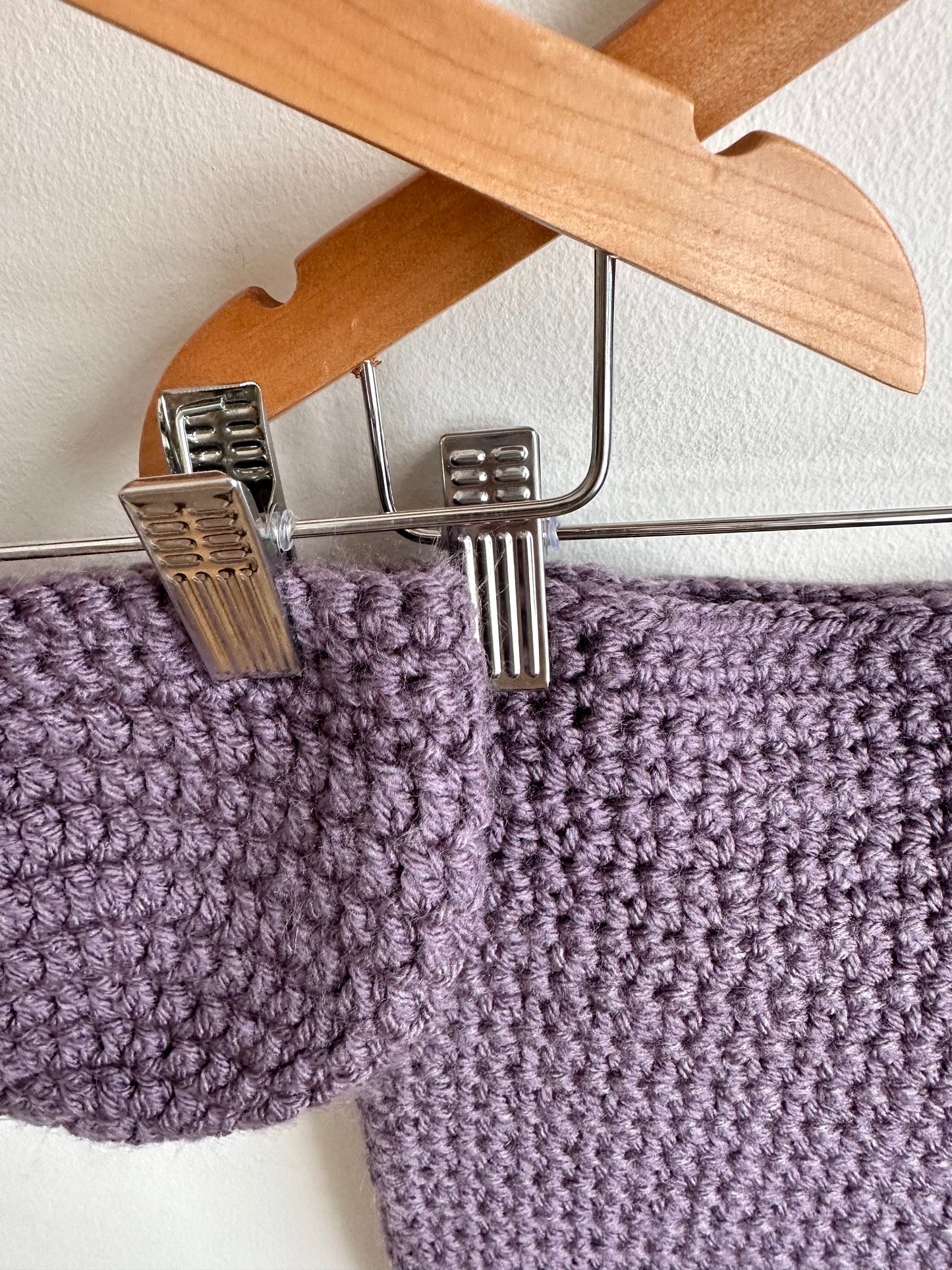 Knit Purple Toque + Sleeping Blanket