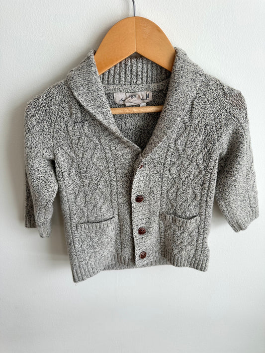 Grey Cardigan / 12-18m