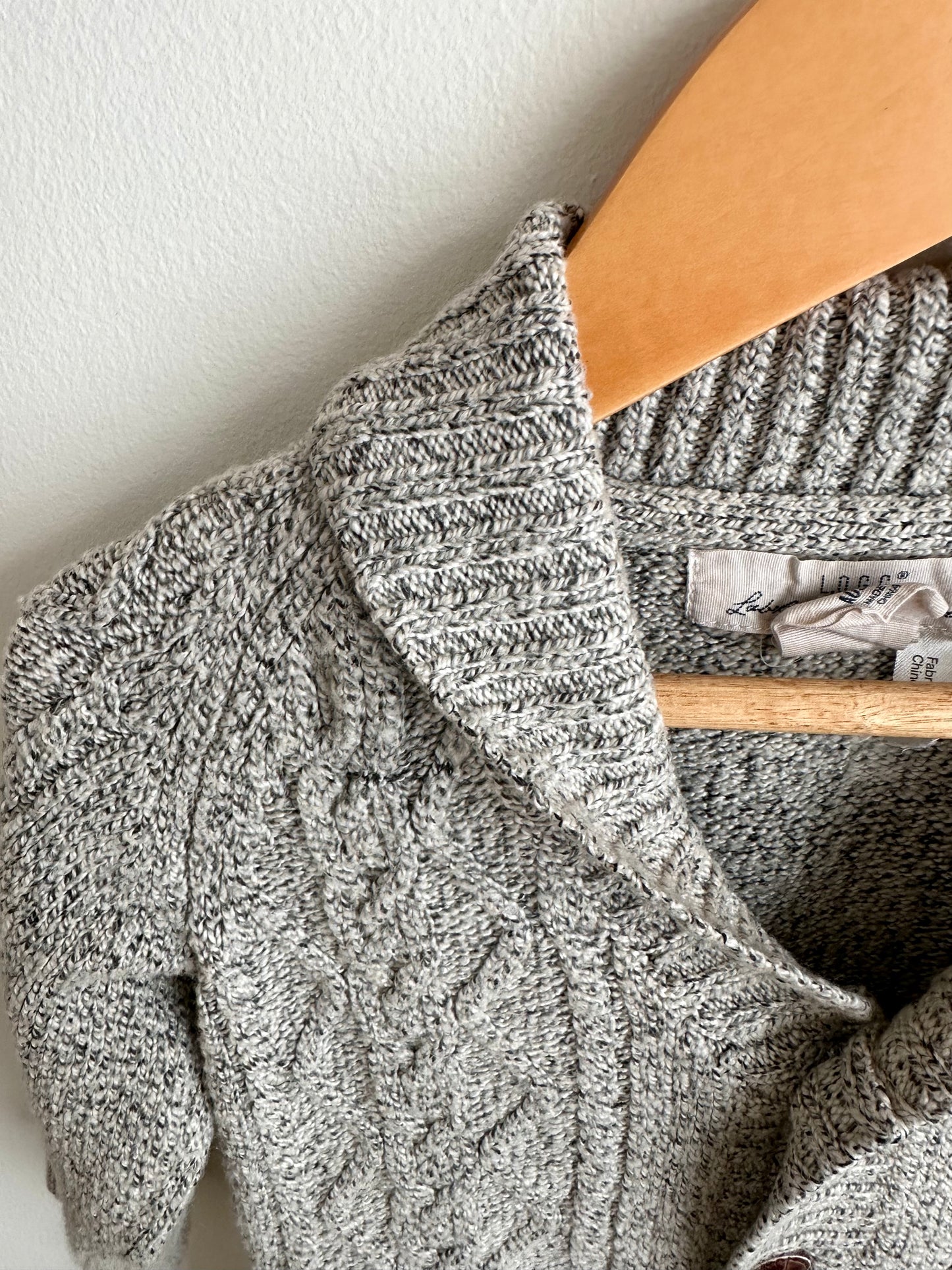 Grey Cardigan / 12-18m