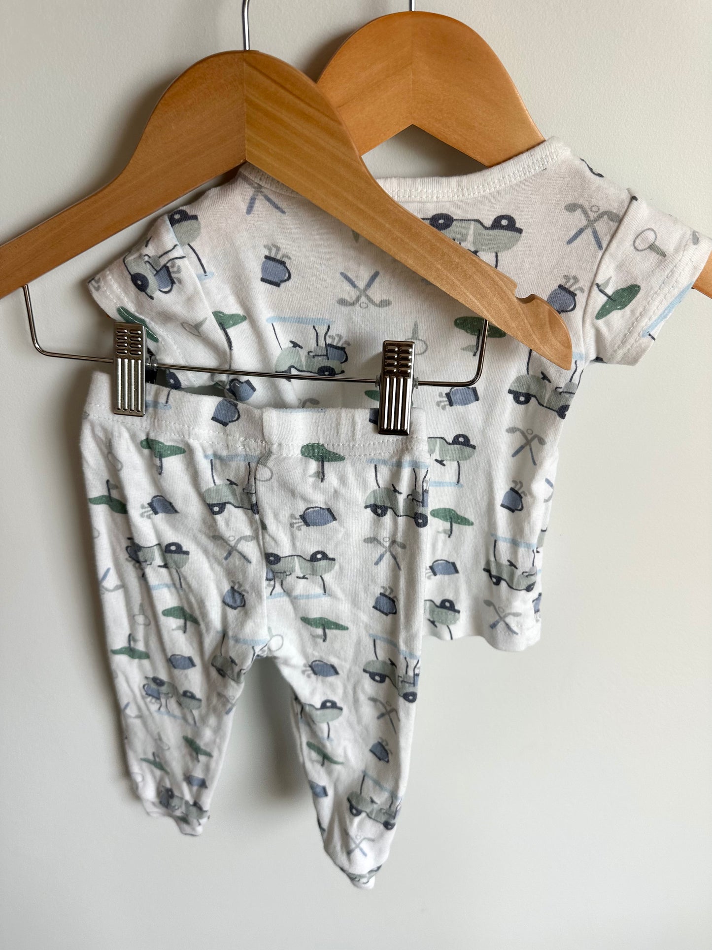 Golf PJ T-shirt + Pants Set / 6-12m