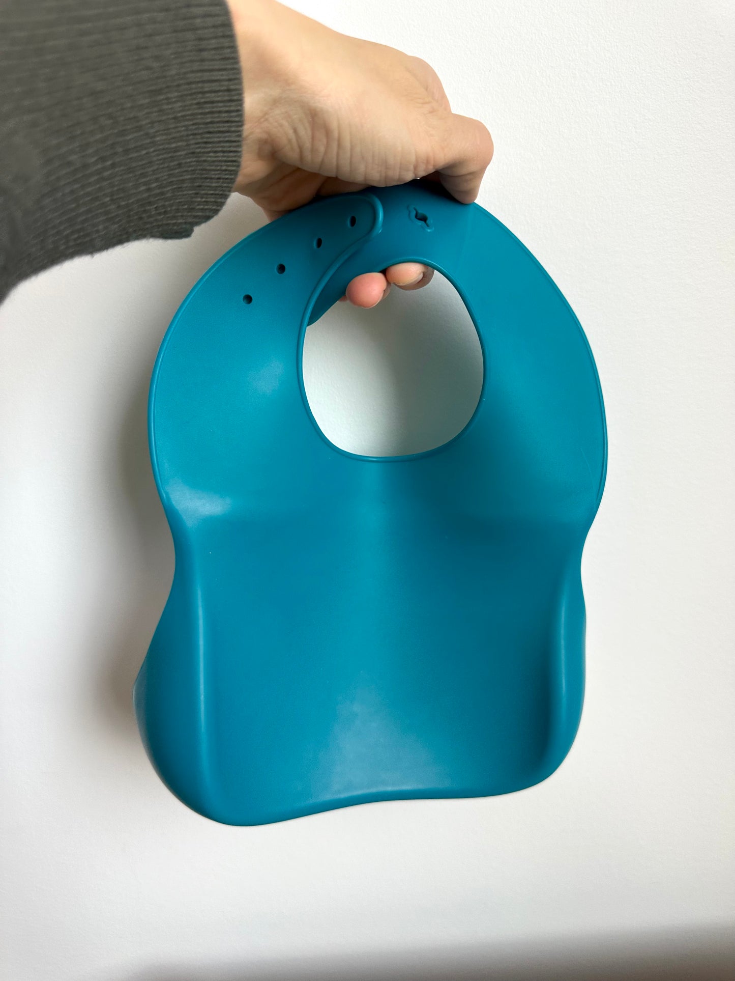 Teal Silicone Bib