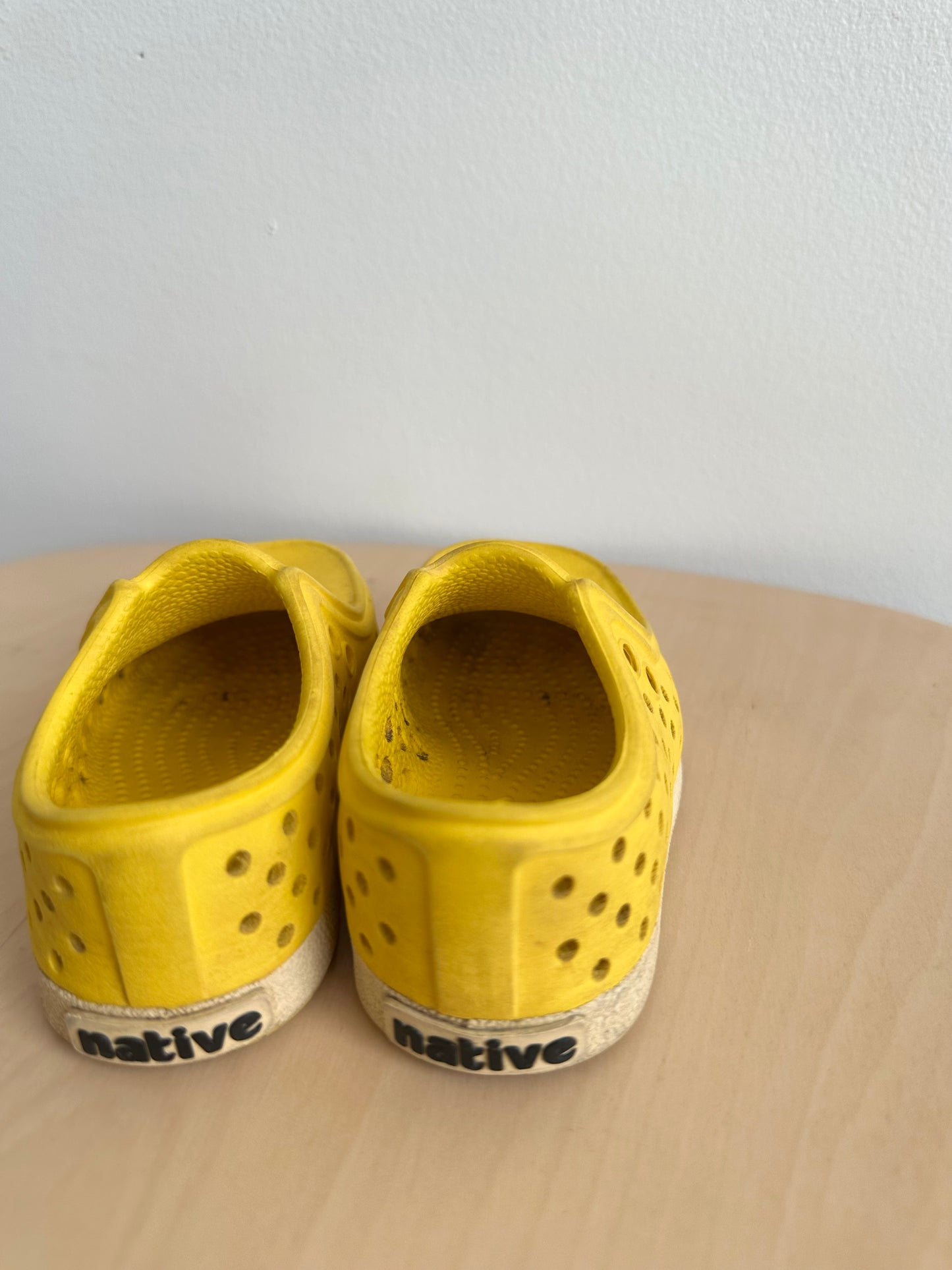 Native Yellow Sandals / Size 4-5 Toddler