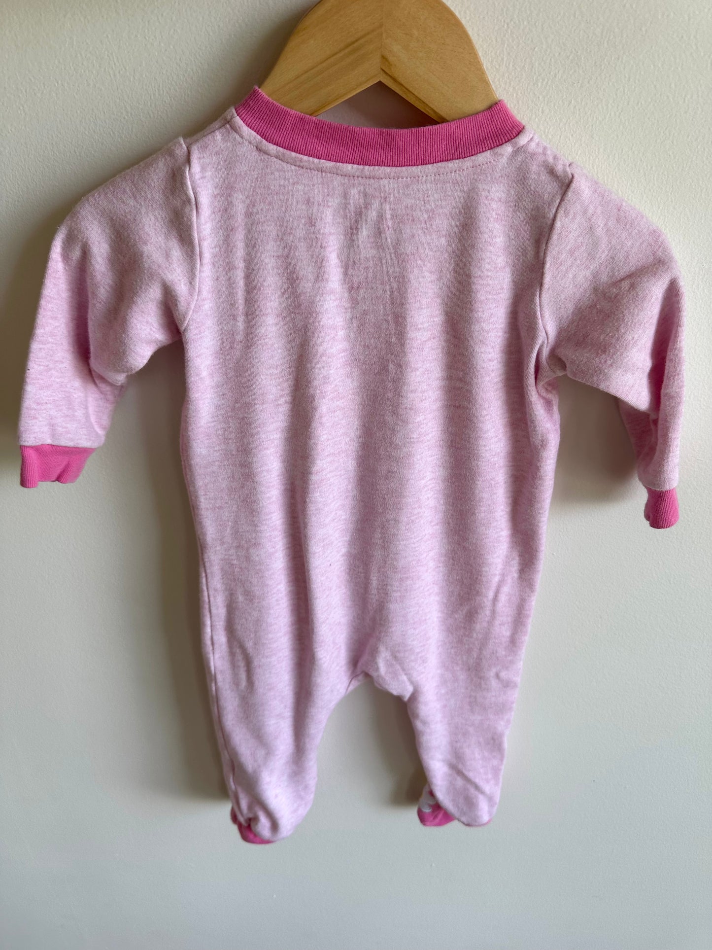 Smile Flower Footed Sleeper / 9m